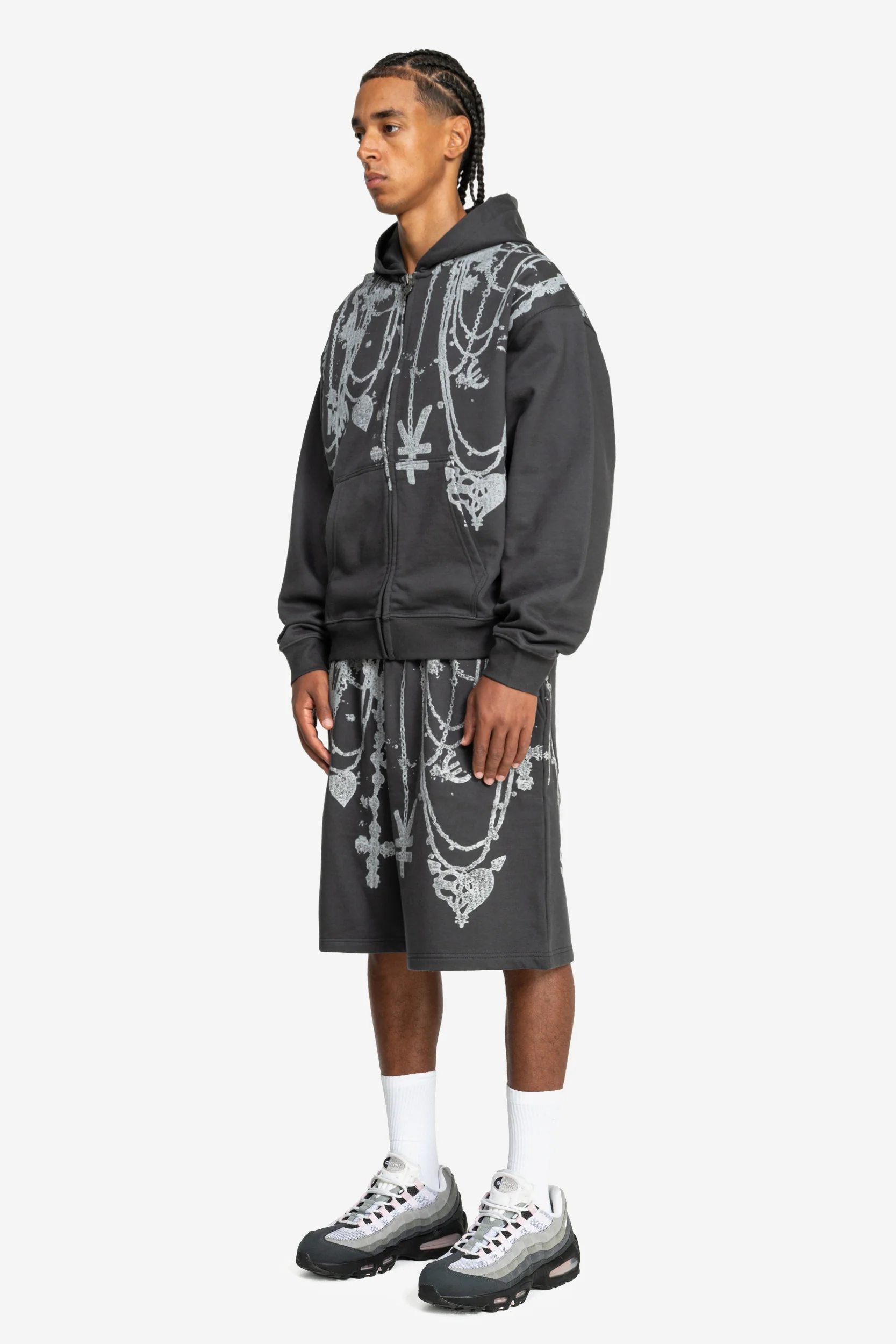 CHAINS SHORTS DARKGREY - Image 4