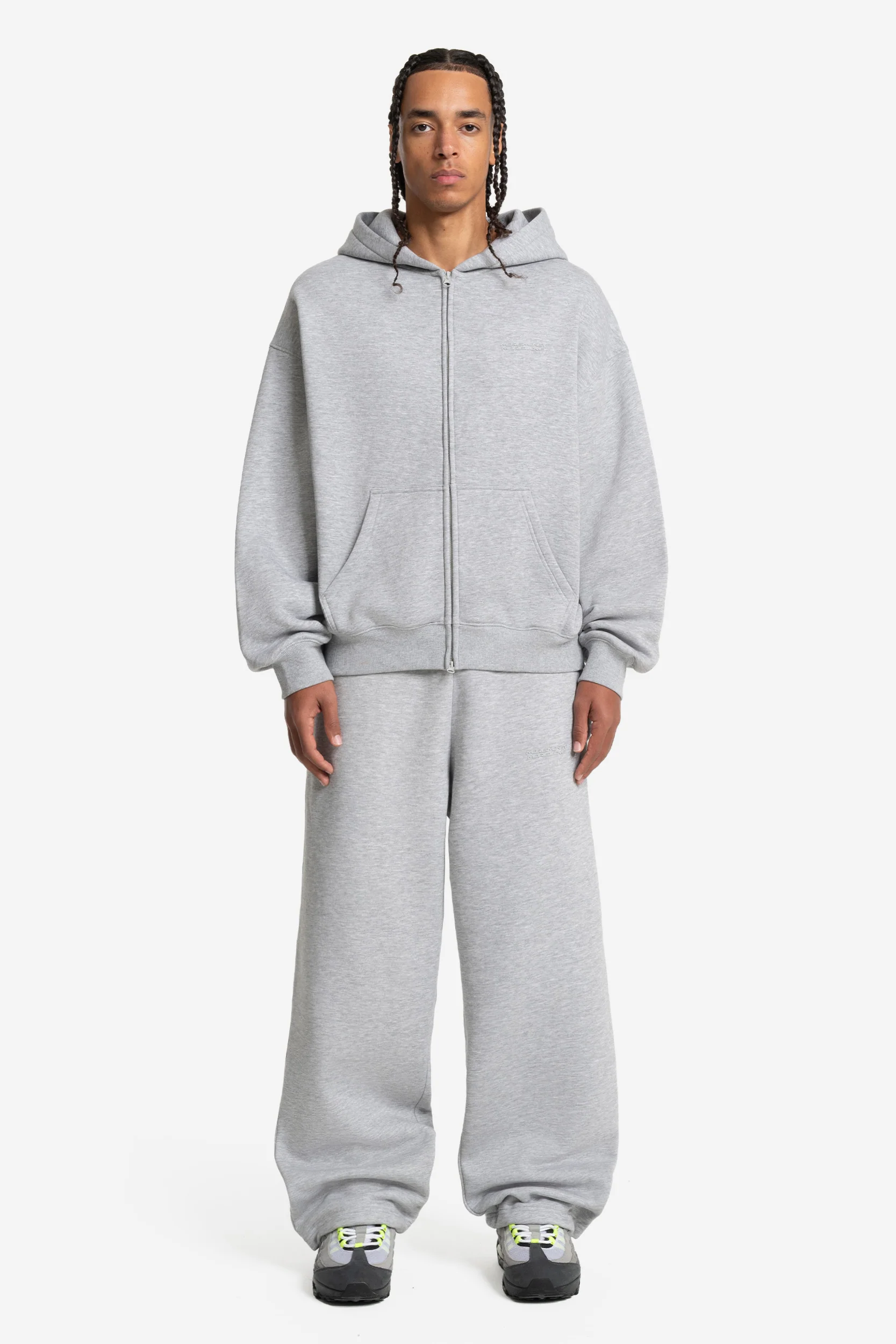 CLOUDS ZIP GREY MELANGE - Image 3