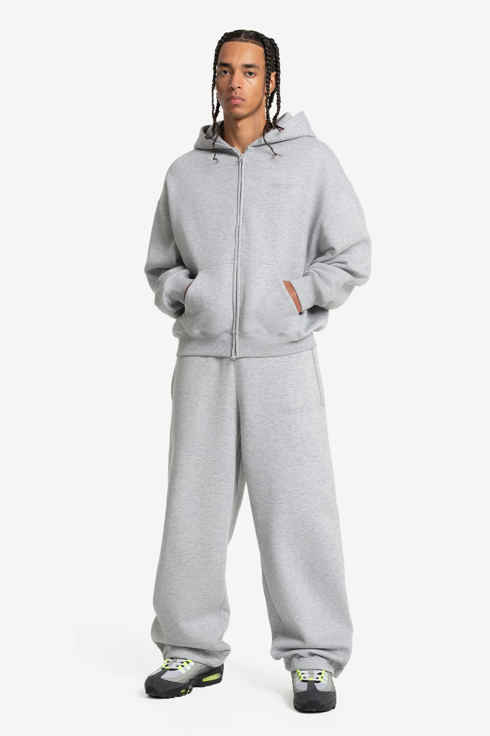 CLOUDS ZIP GREY MELANGE - Image 4