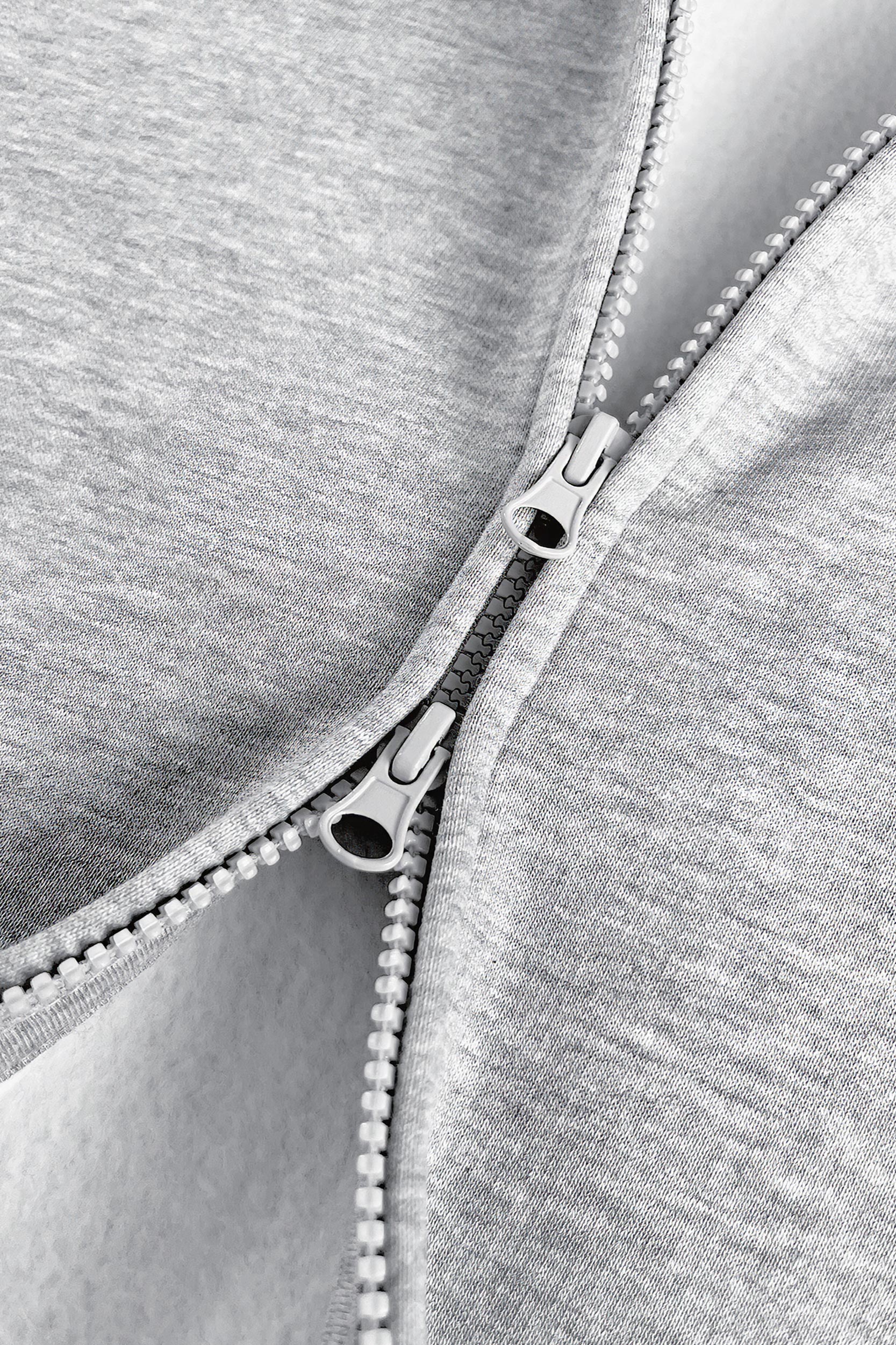 CLOUDS ZIP GREY MELANGE - Image 6