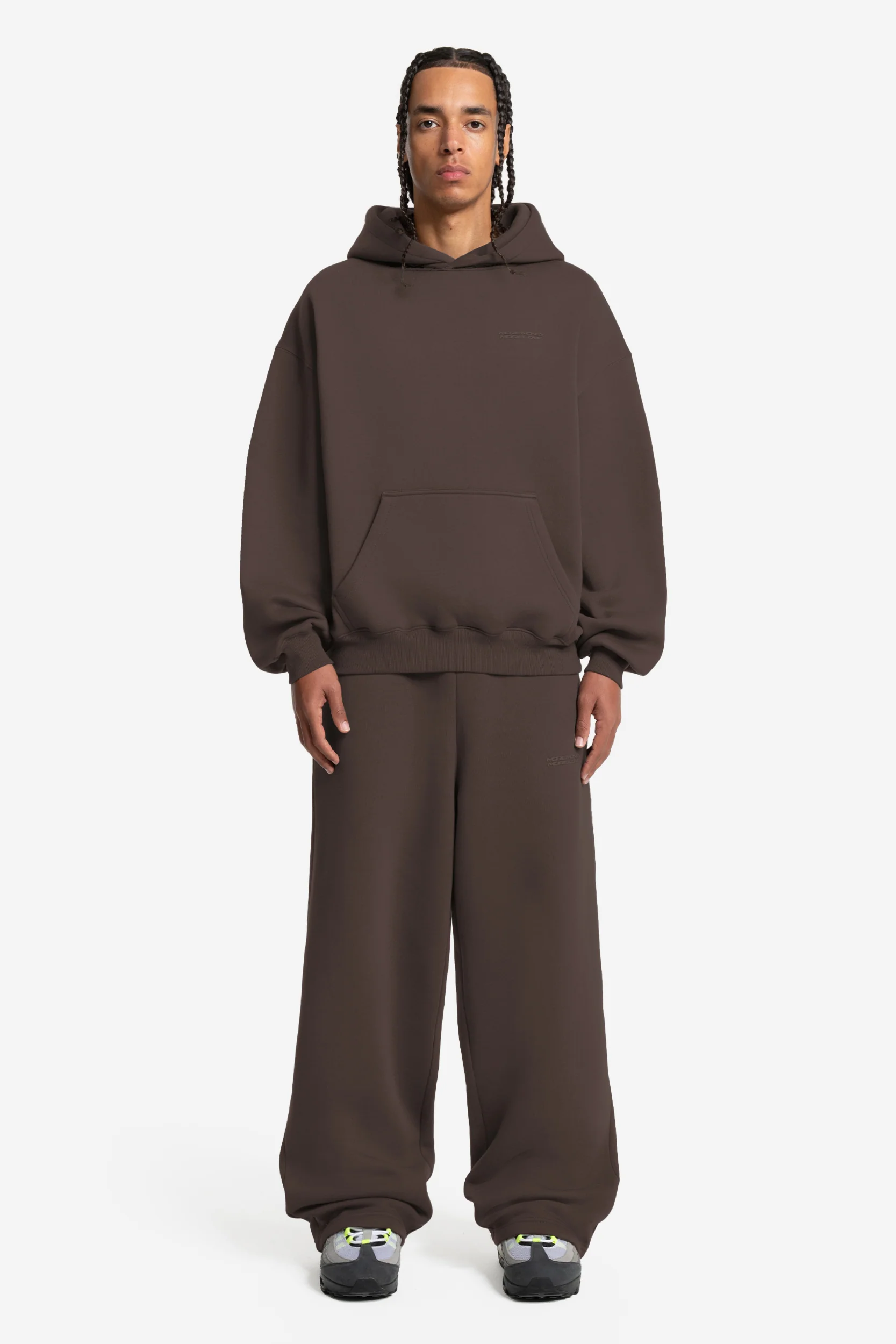 CLOUDS HOODIE BROWN - Image 4