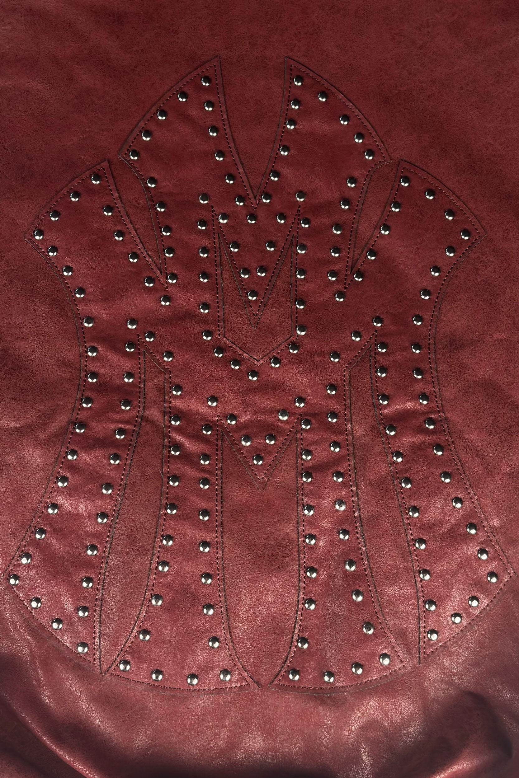 DA BIG M LEATHER JACKET RED - Image 11