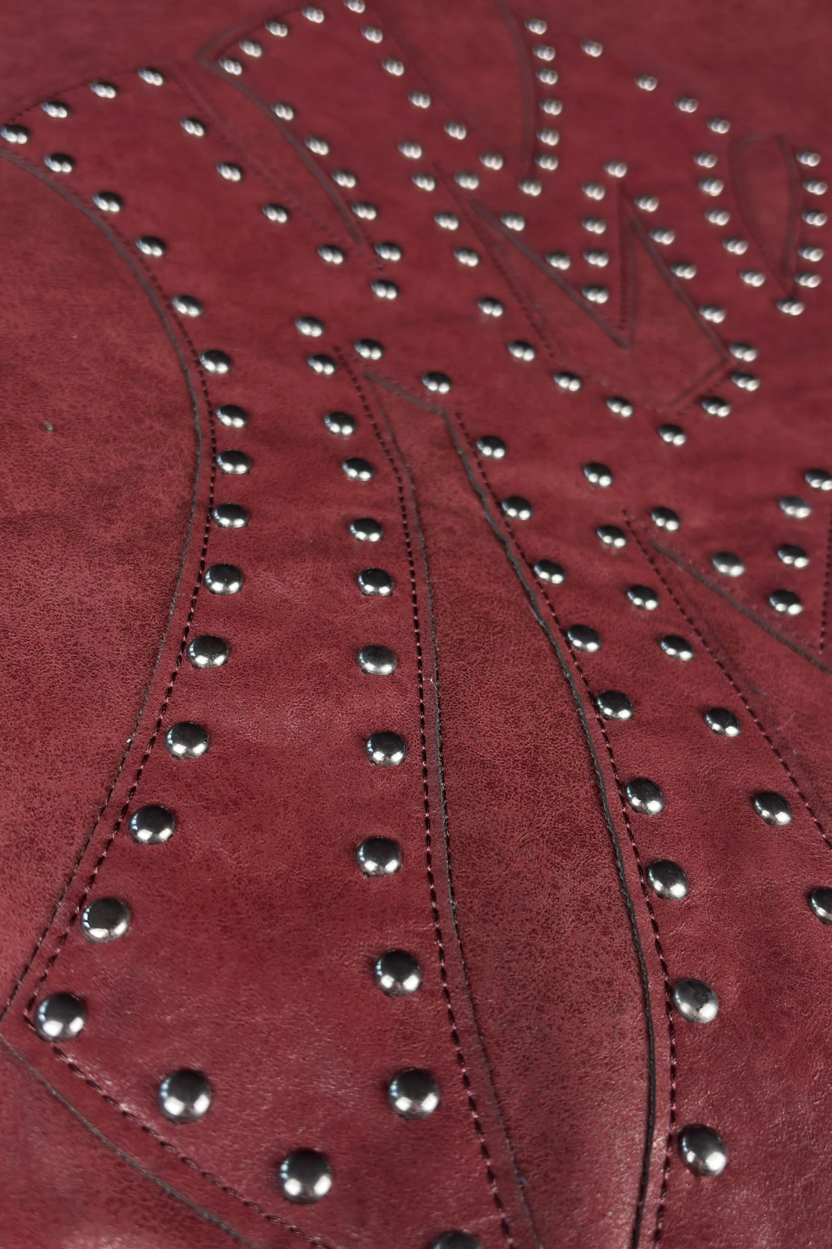 DA BIG M LEATHER JACKET RED - Image 13
