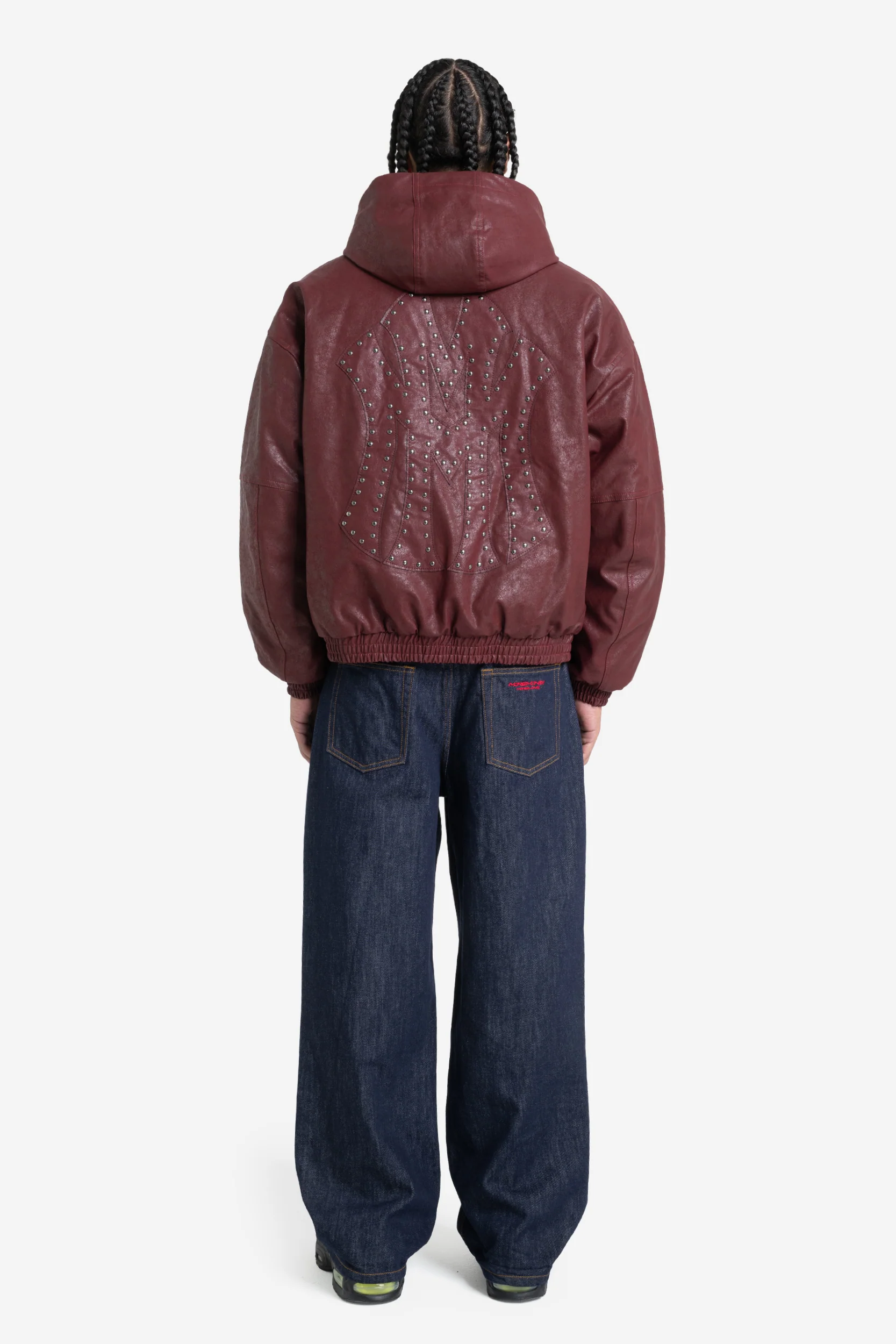 DA BIG M LEATHER JACKET RED - Image 5