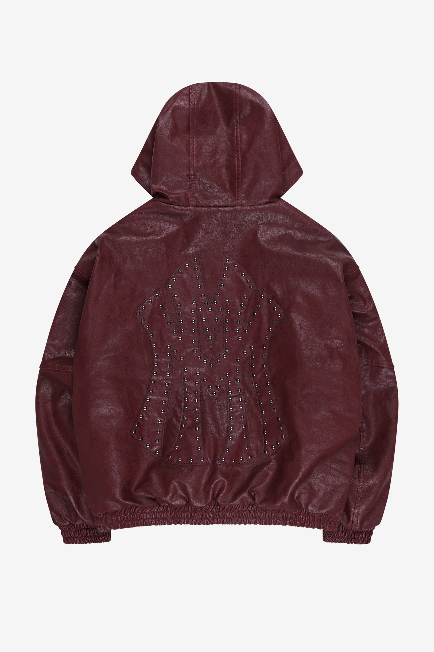 DA BIG M LEATHER JACKET RED - Image 6