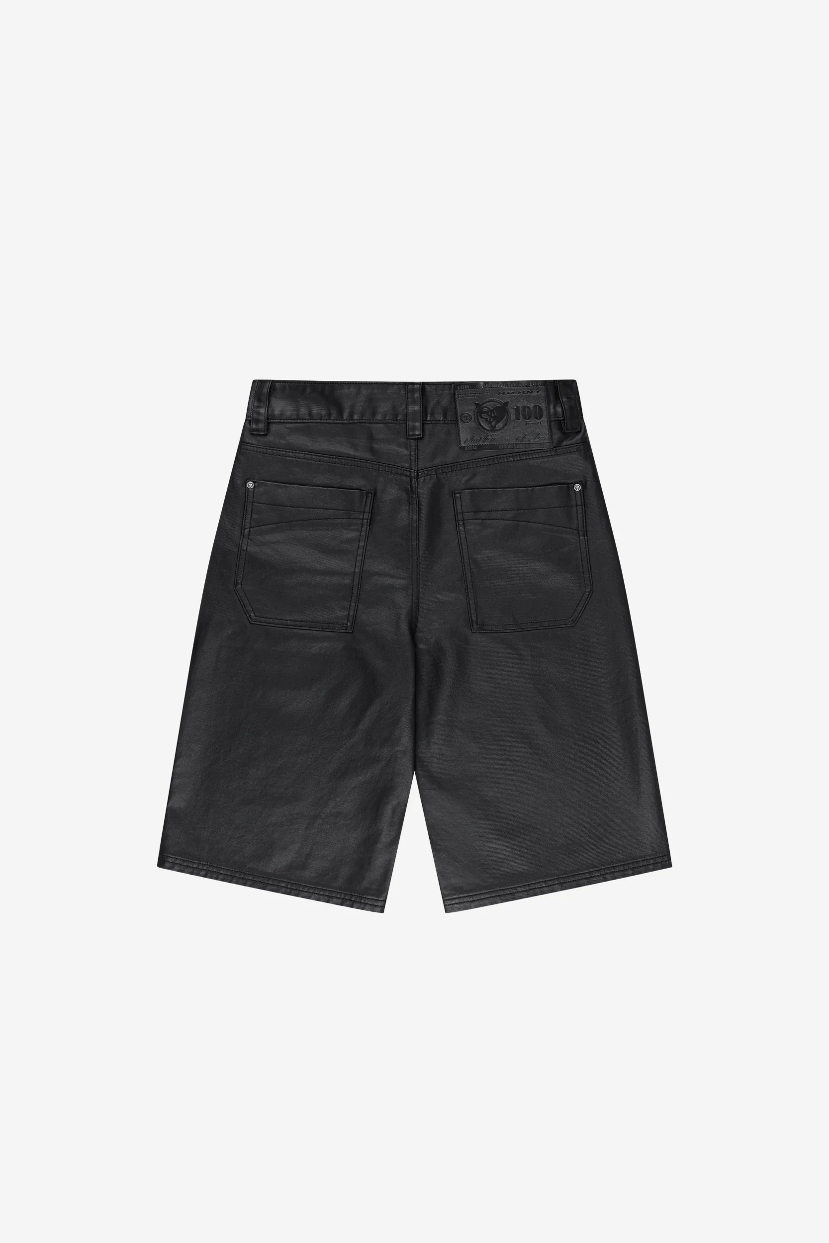 DISTINCTIVE COATED JORTS BLACK - Image 10