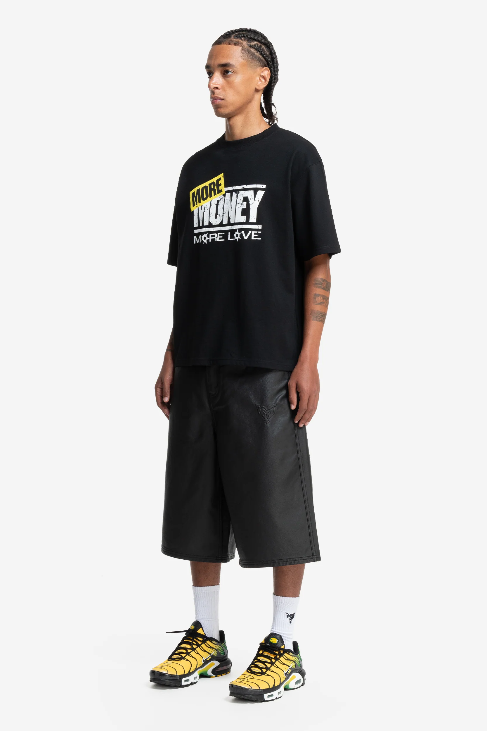 DISTINCTIVE COATED JORTS BLACK - Image 3