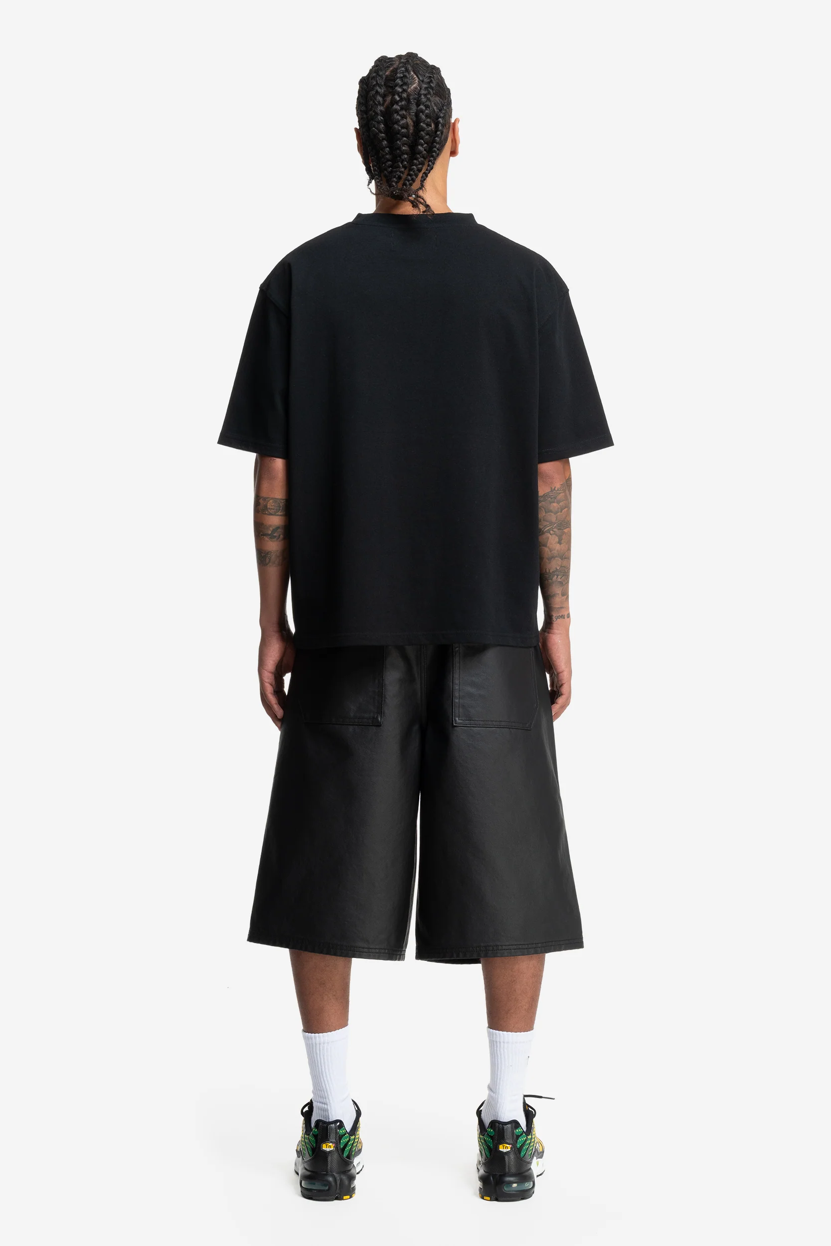 DISTINCTIVE COATED JORTS BLACK - Image 5