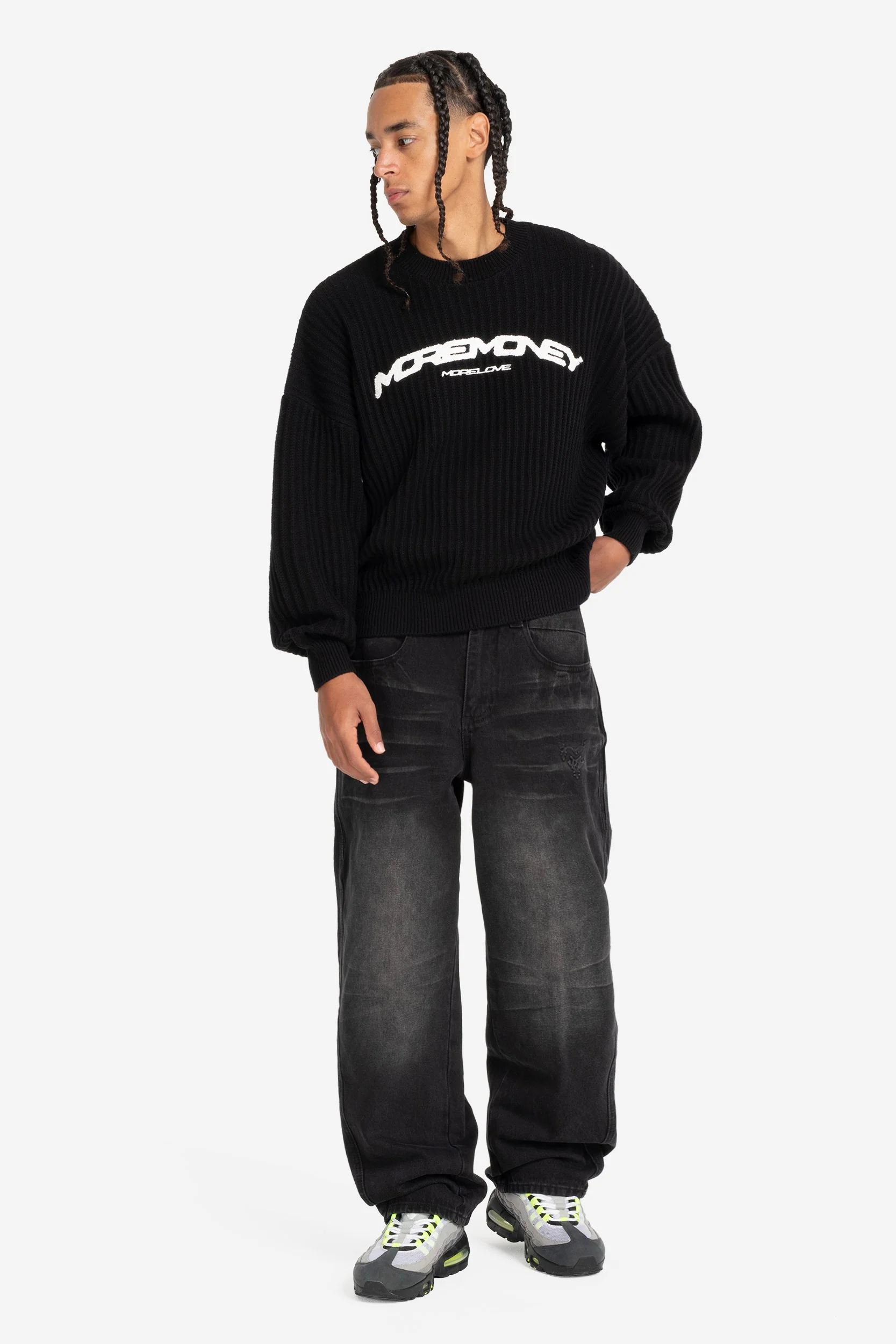ELITE KNIT SWEATER BLACK - Image 4