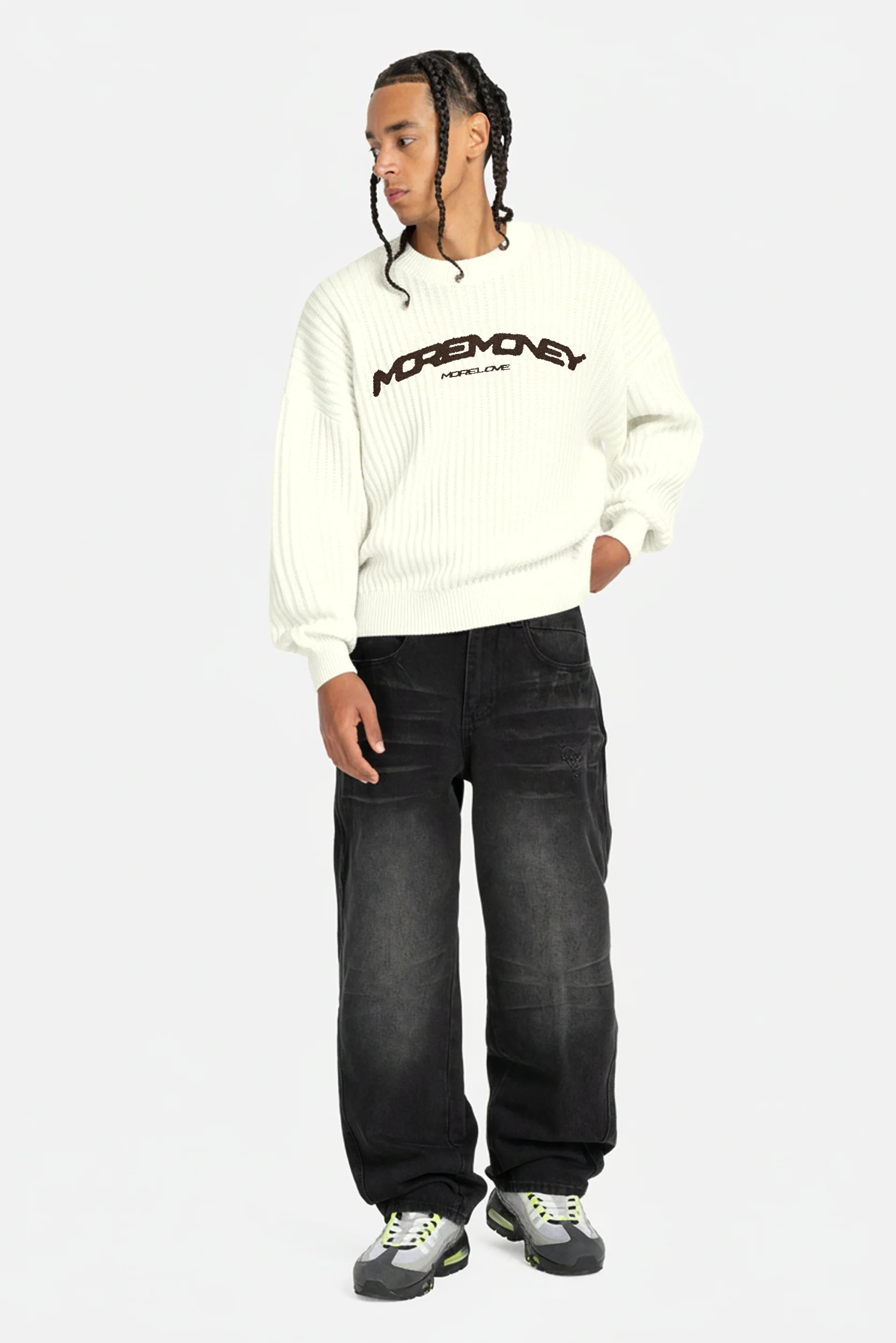 ELITE KNIT SWEATER CREAM - Image 3