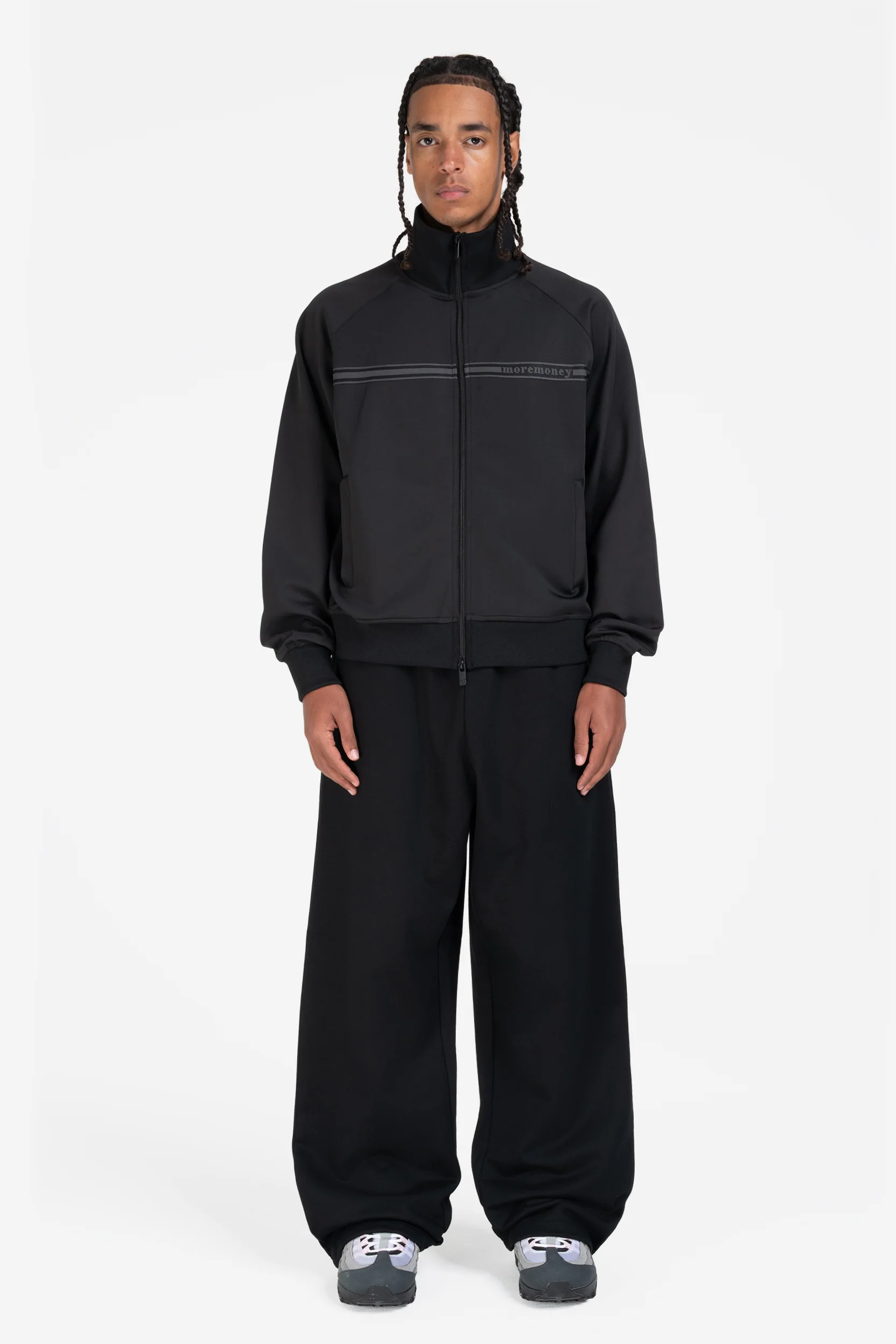 OPEN LEG JOGGER BLACK - Image 4