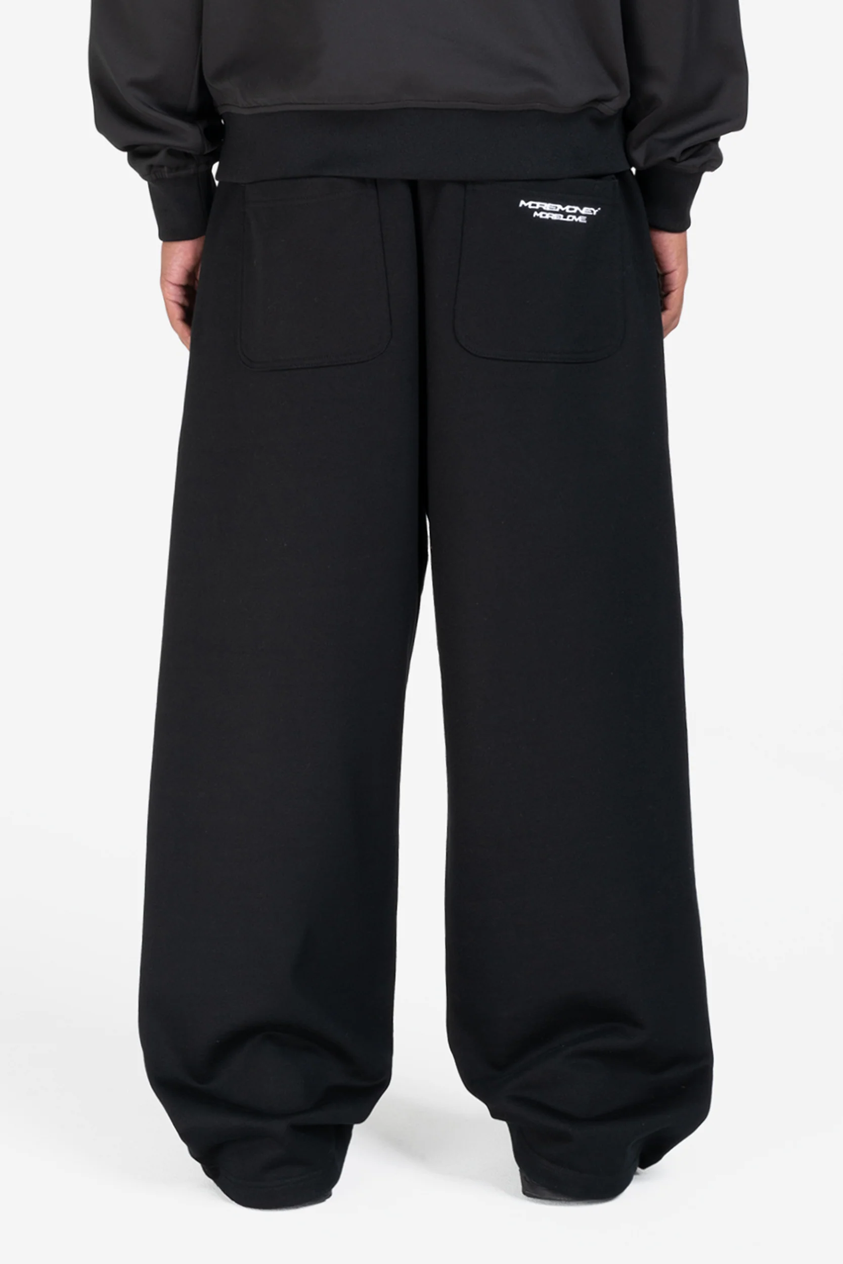 OPEN LEG JOGGER BLACK - Image 7