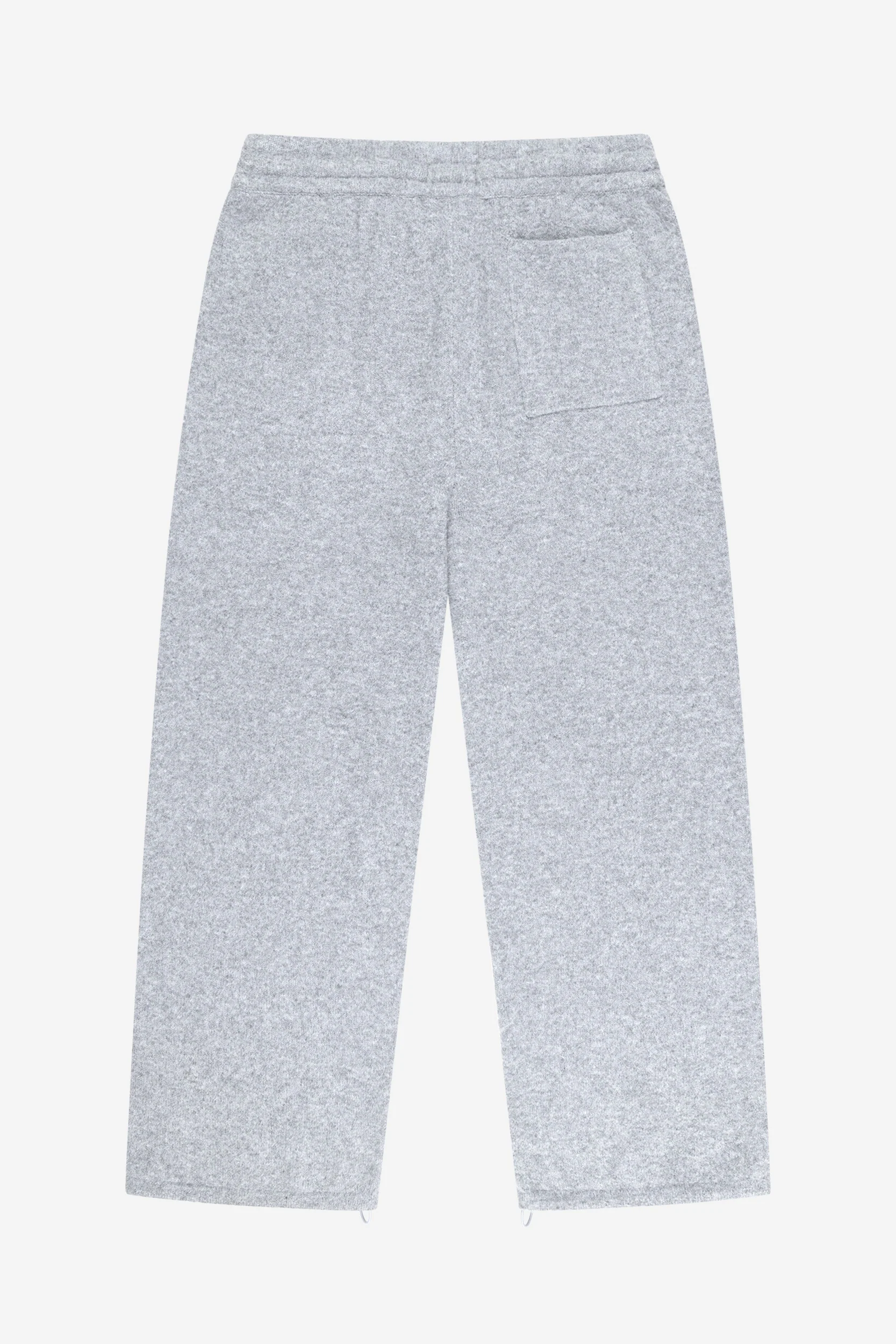 FUZZY KNIT JOGGER GREY MELANGE - Image 5