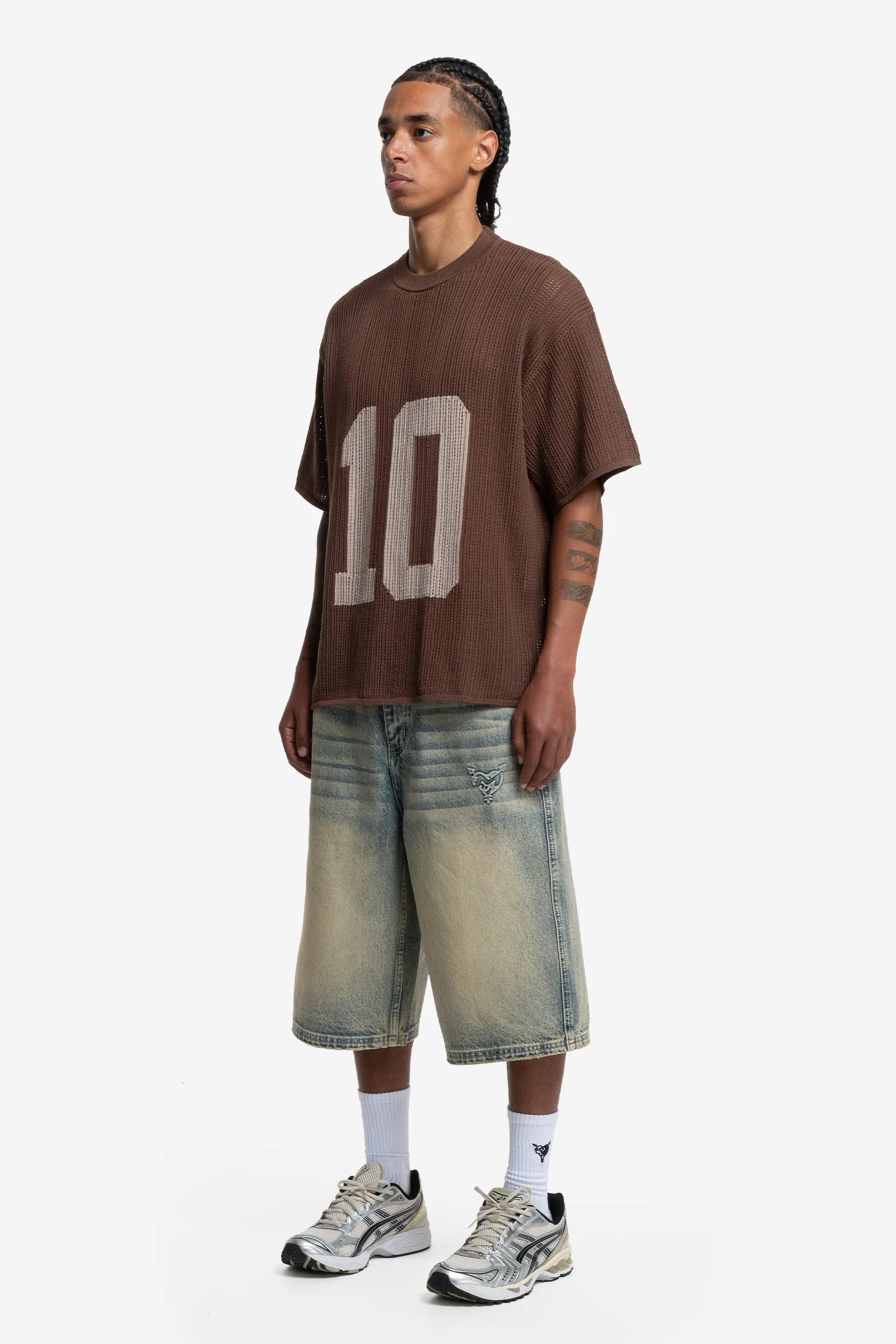 KNIT TEE JERSEY BROWN - Image 3