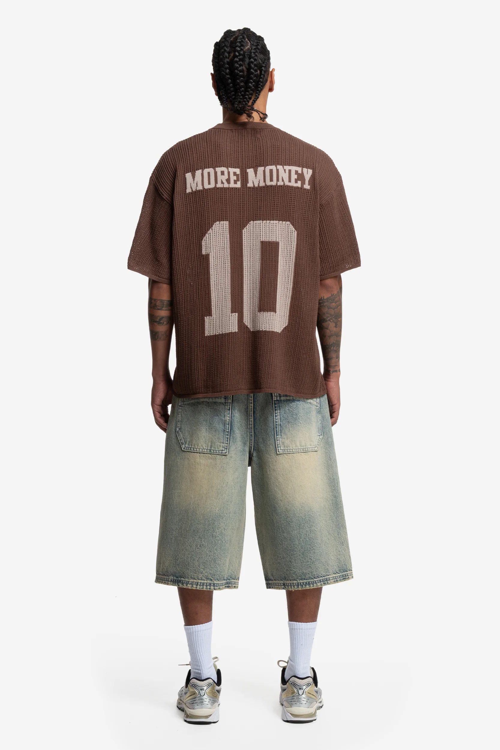 KNIT TEE JERSEY BROWN - Image 5
