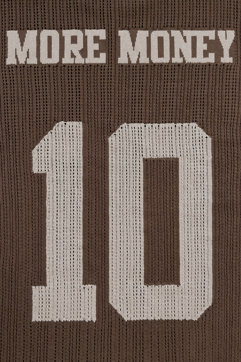 KNIT TEE JERSEY BROWN - Image 8