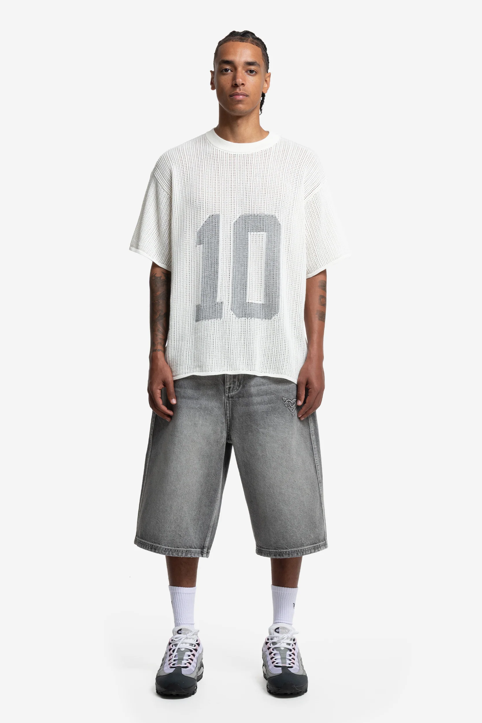 KNIT TEE JERSEY WHITE - Image 4