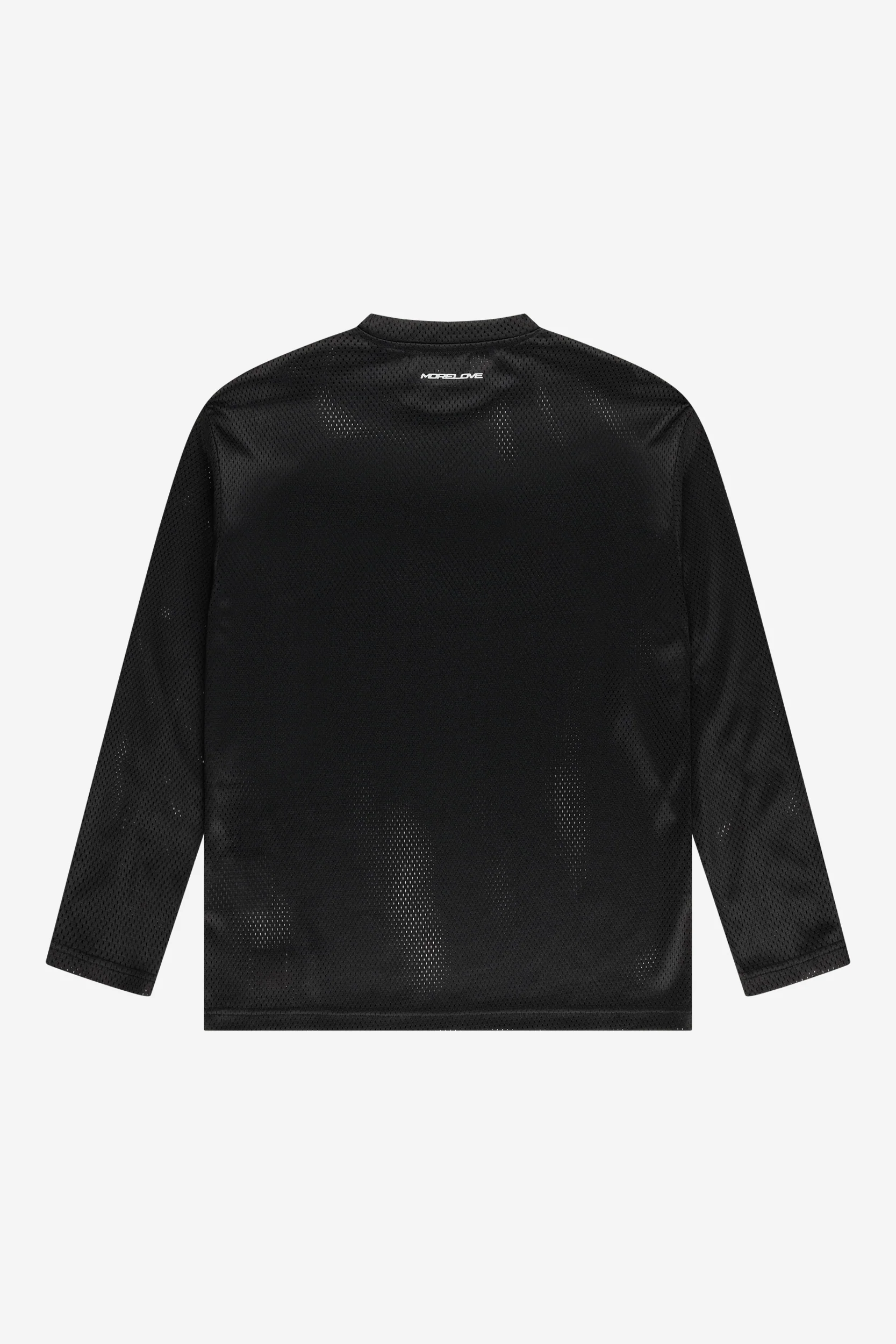 LONGSLEEVE MESH TEE BLACK - Image 6