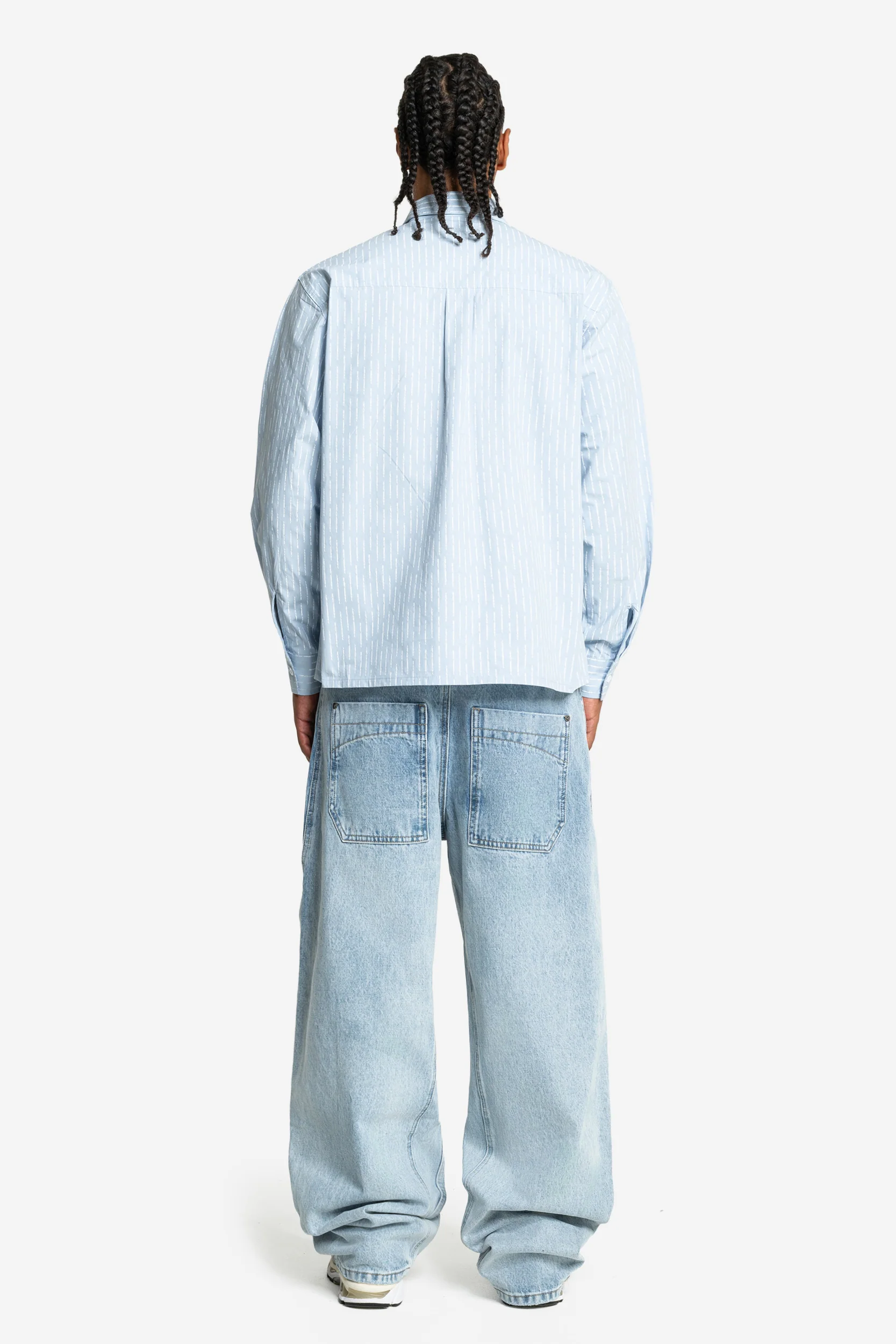 LONGSLEEVE SHIRT BLUE - Image 5
