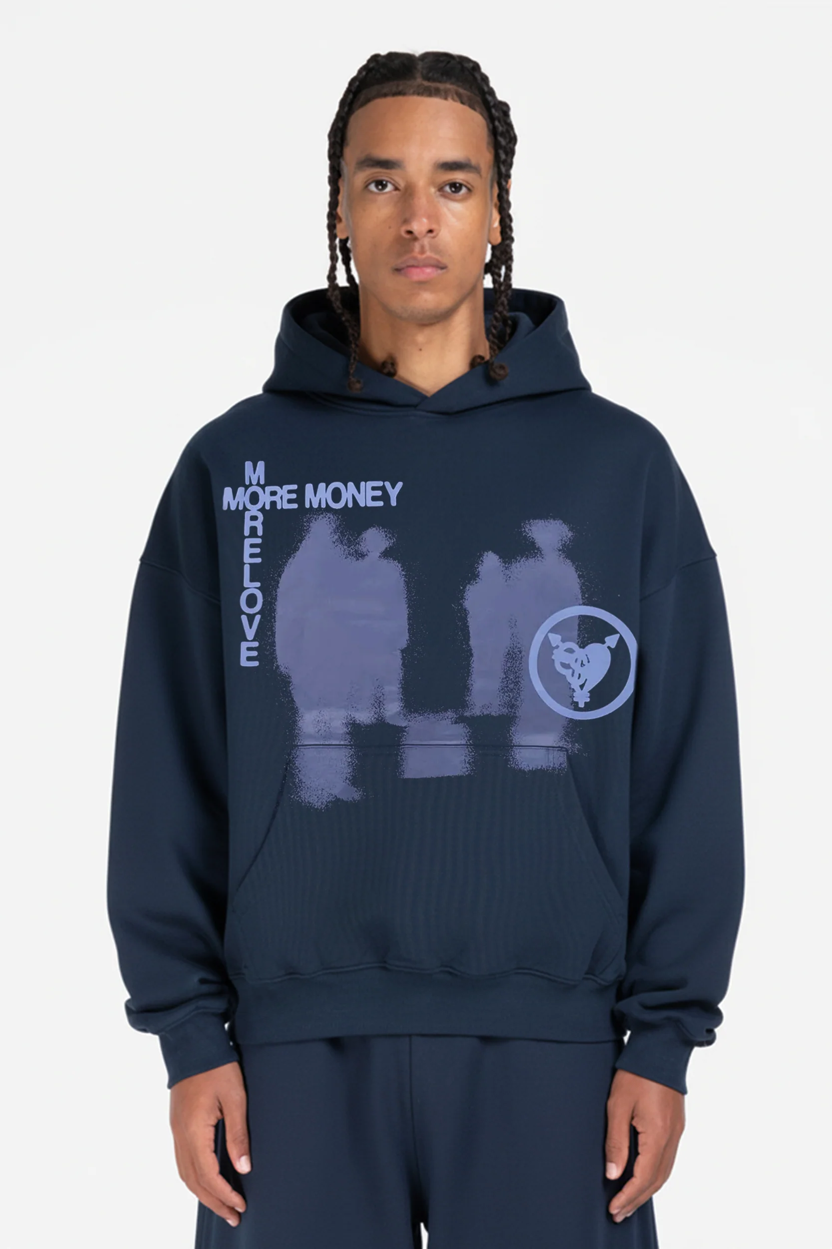 LOST BOND HOODIE NAVY - Image 2