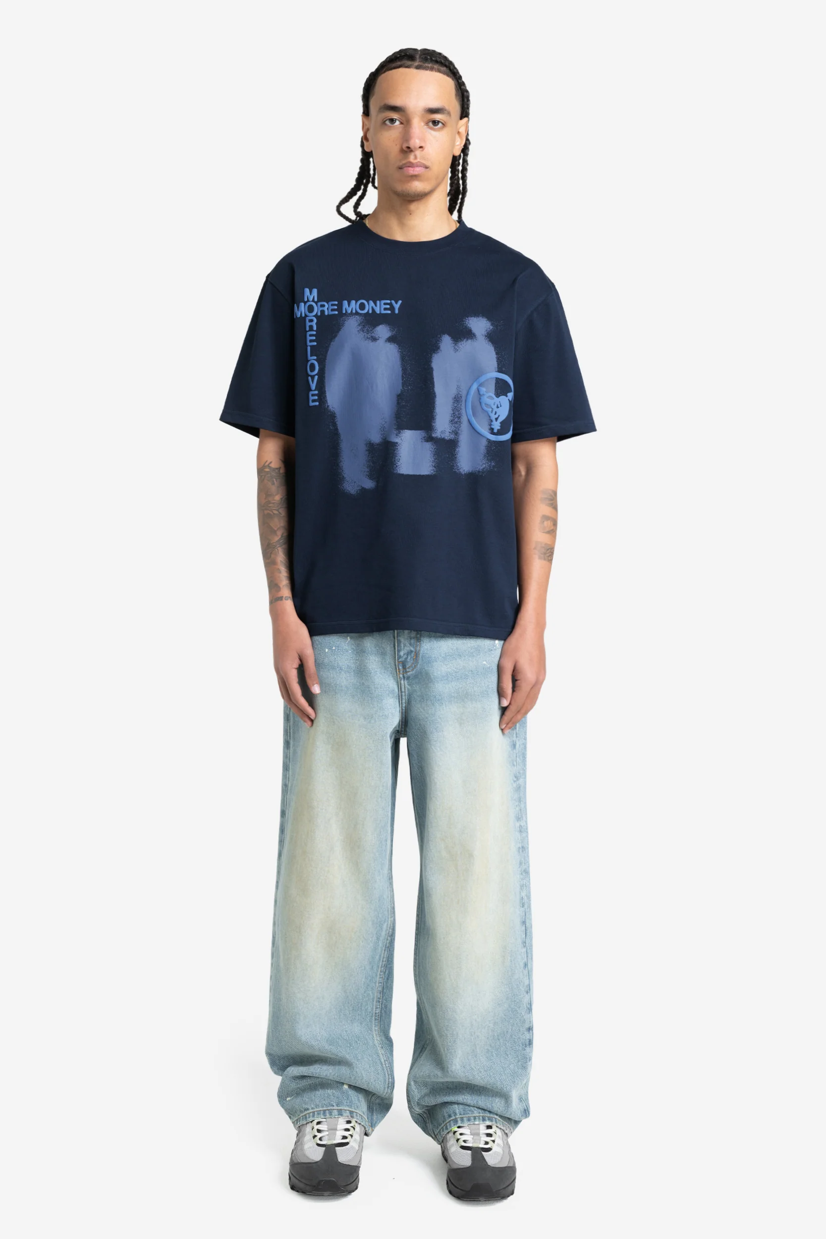 LOST BOND TEE NAVY - Image 4
