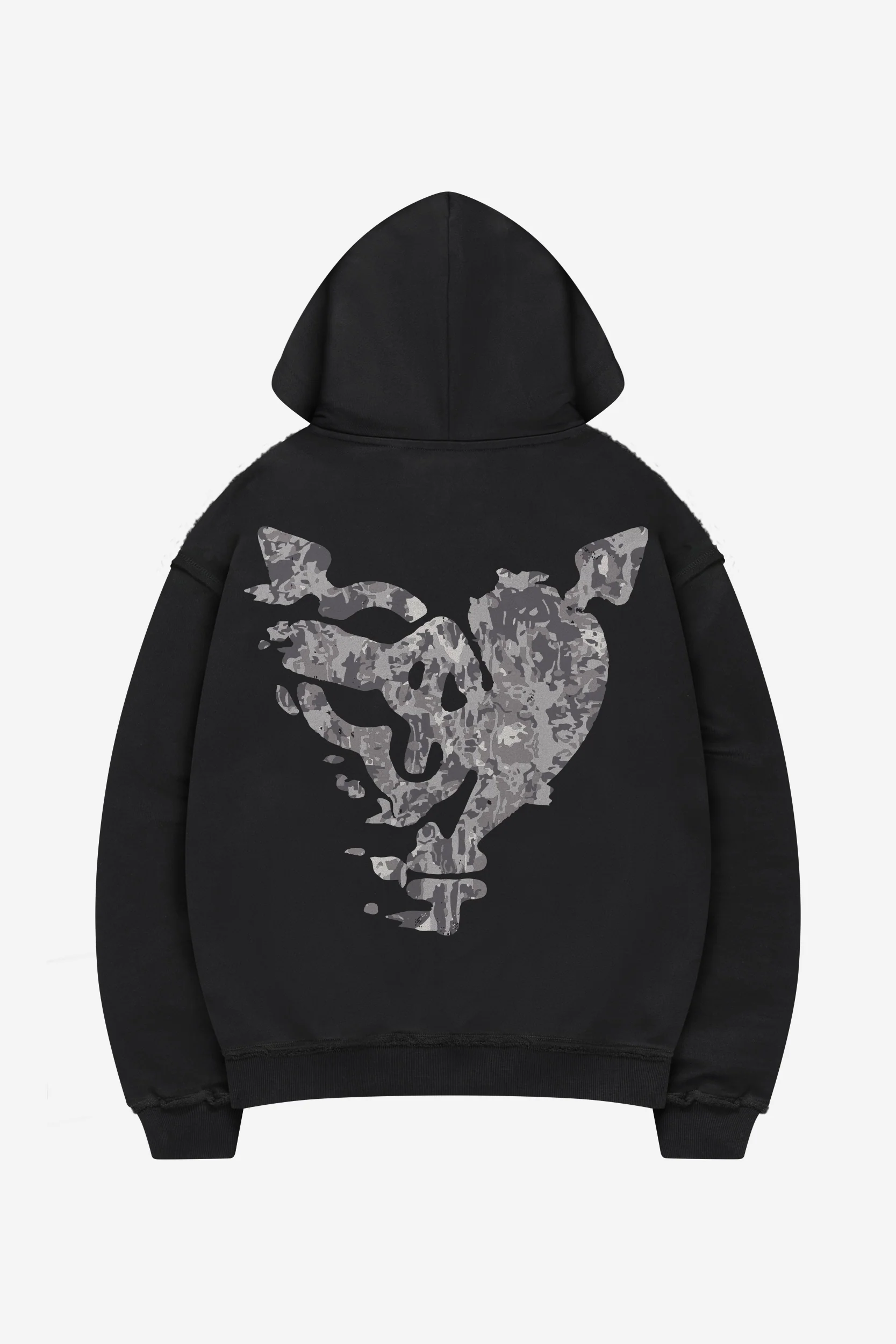 MONEY CALLING FLATLOCK HOODIE + OPEN LEG JOGGER BLACK - Image 3