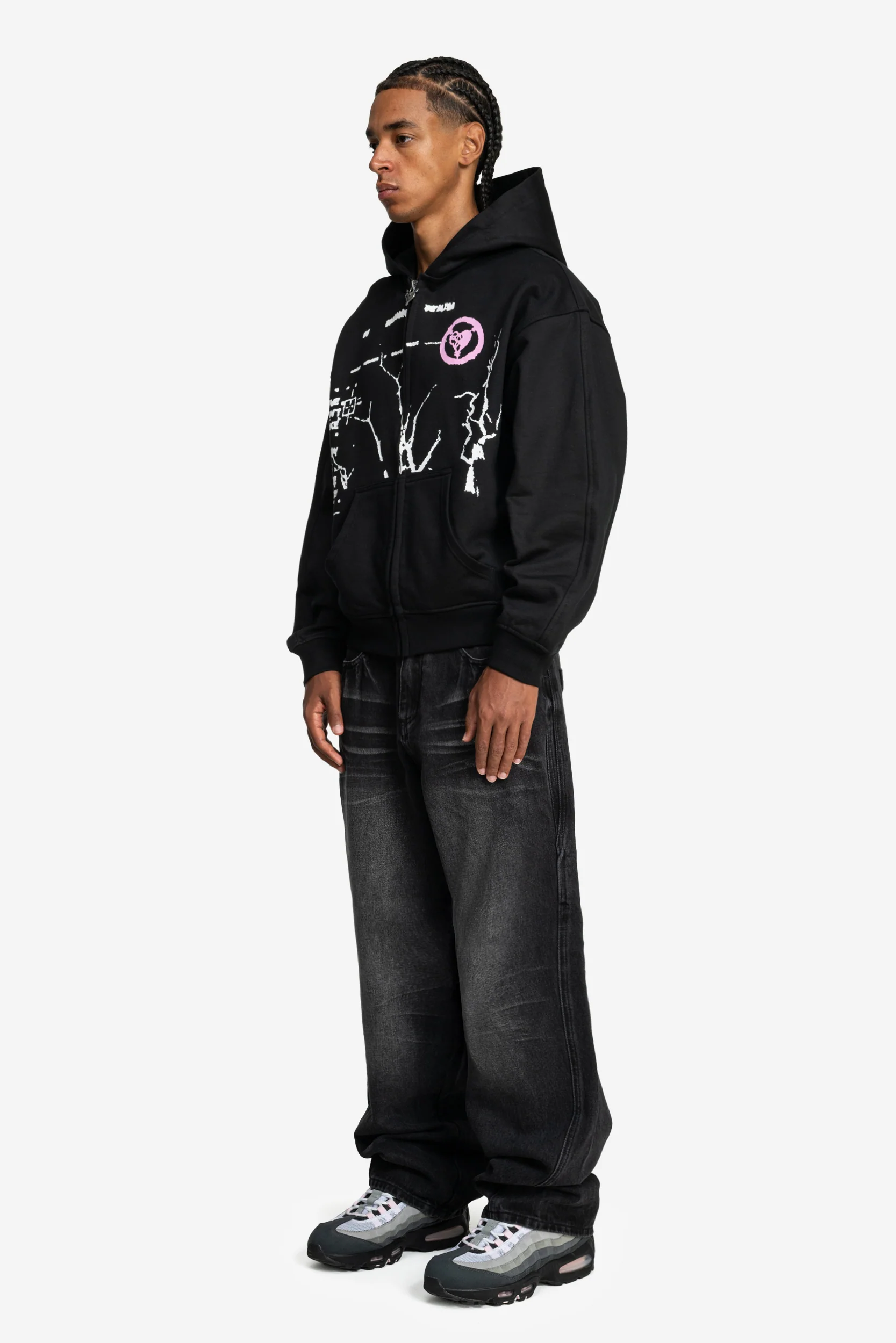 MONEY ROOTED ZIP BLACK - Image 3
