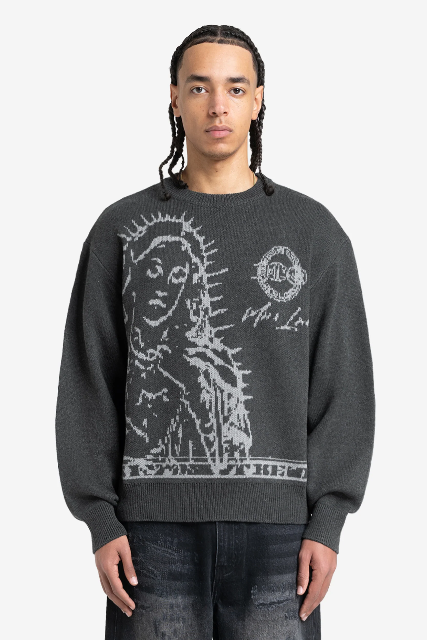 MORE BLESSINGS KNIT ANTRACITE GREY - Image 2