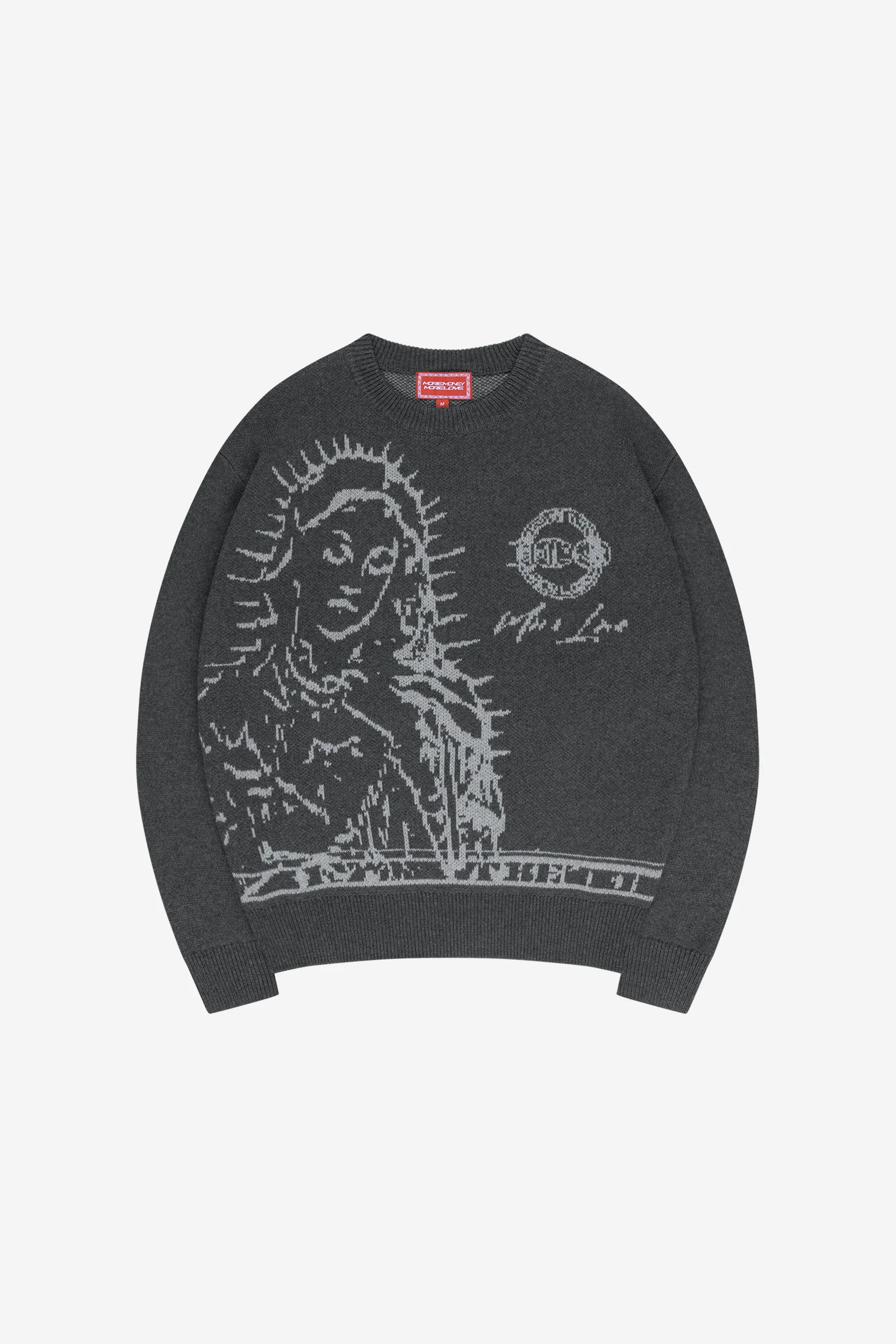 MORE BLESSINGS KNIT ANTRACITE GREY