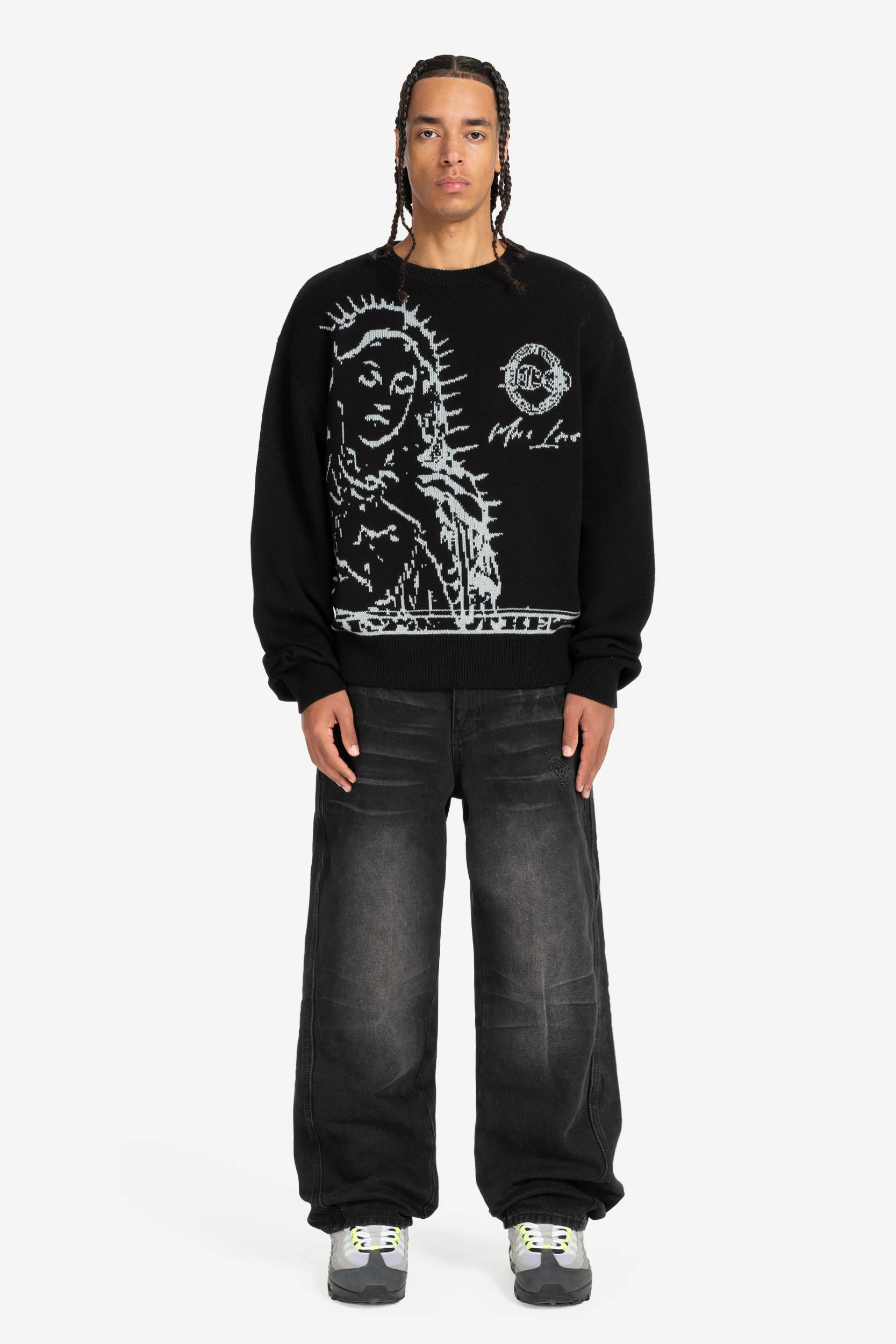 MORE BLESSINGS KNIT BLACK - Image 4
