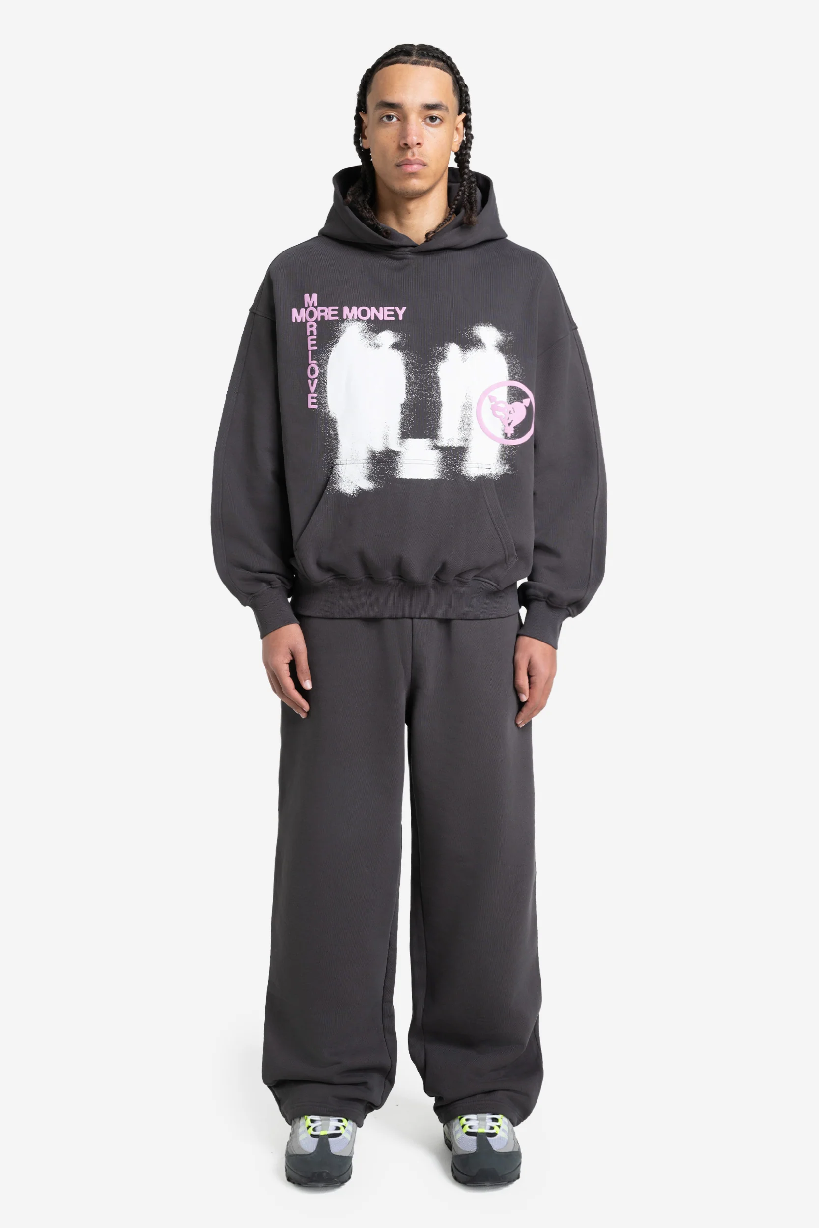 OPEN LEG JOGGER DARK GREY - Image 6