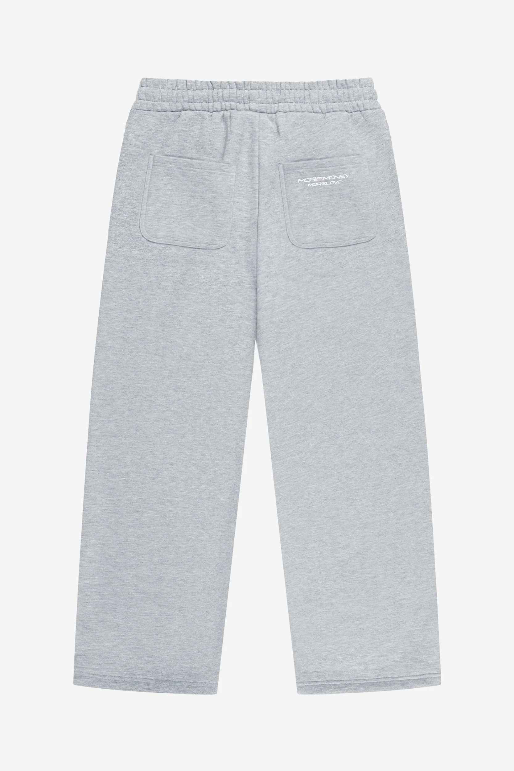 OPEN LEG JOGGER GREY MELANGE - Image 4