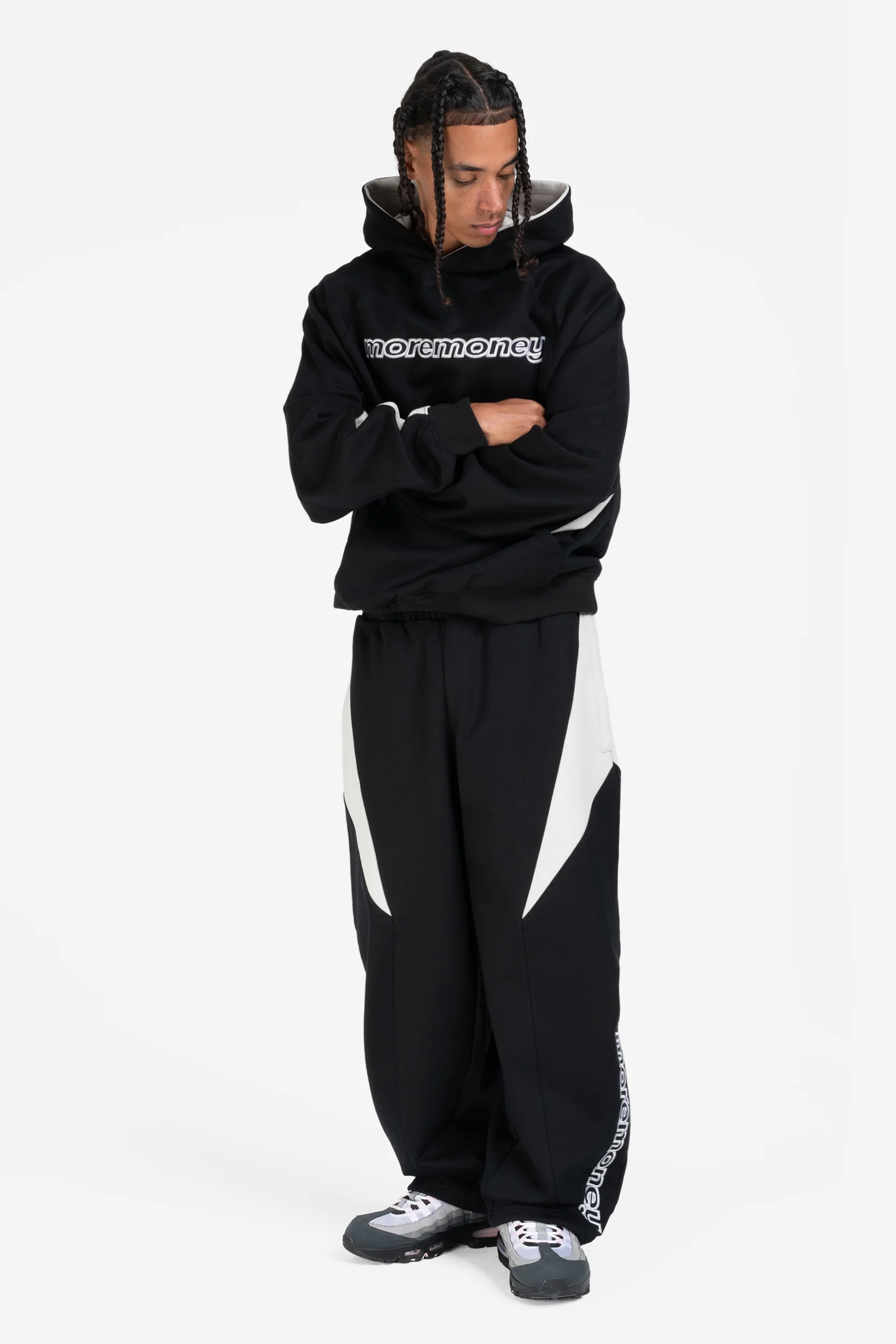 PANEL HOODIE BLACK - Image 4