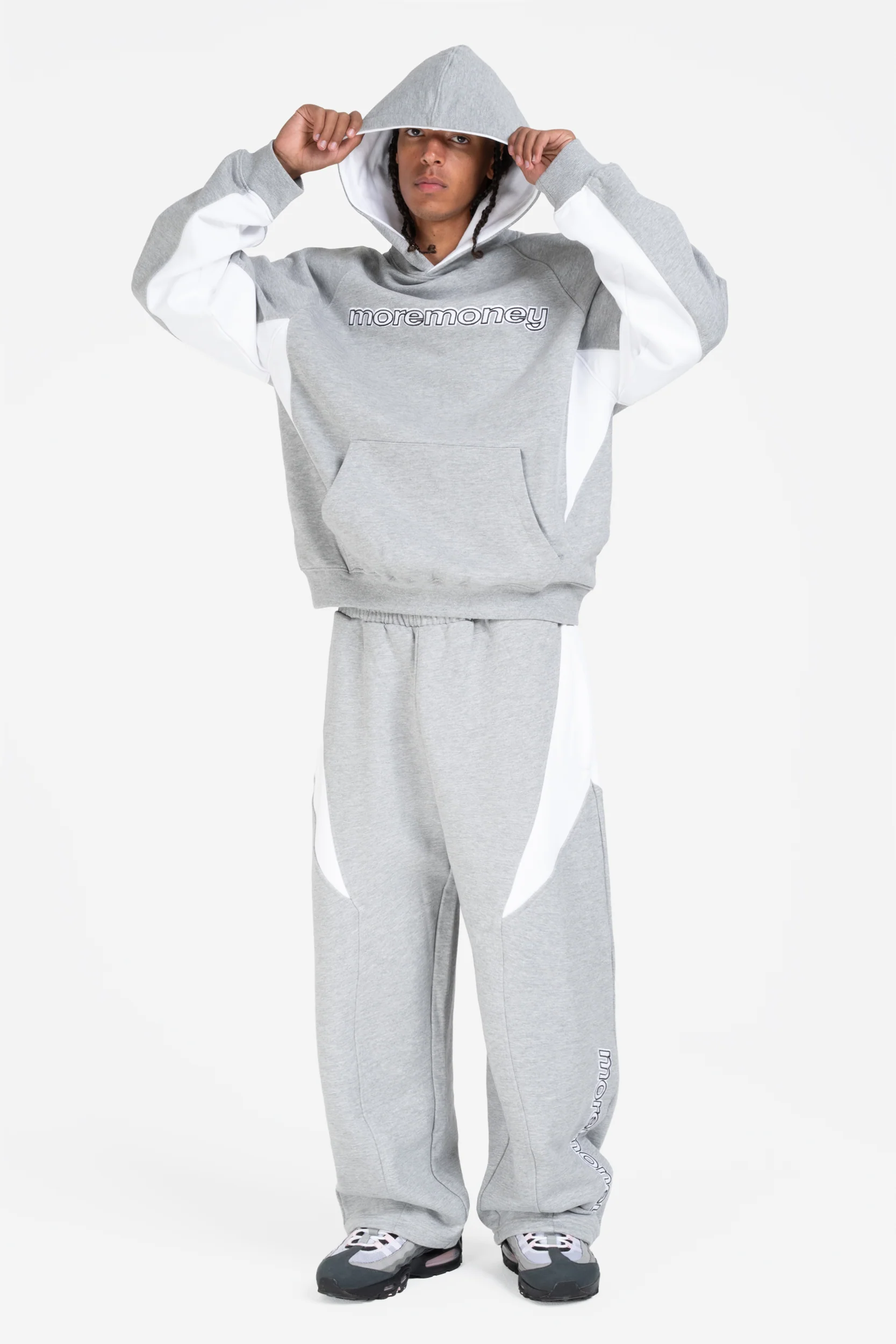 PANEL JOGGER GREY MELANGE - Image 3