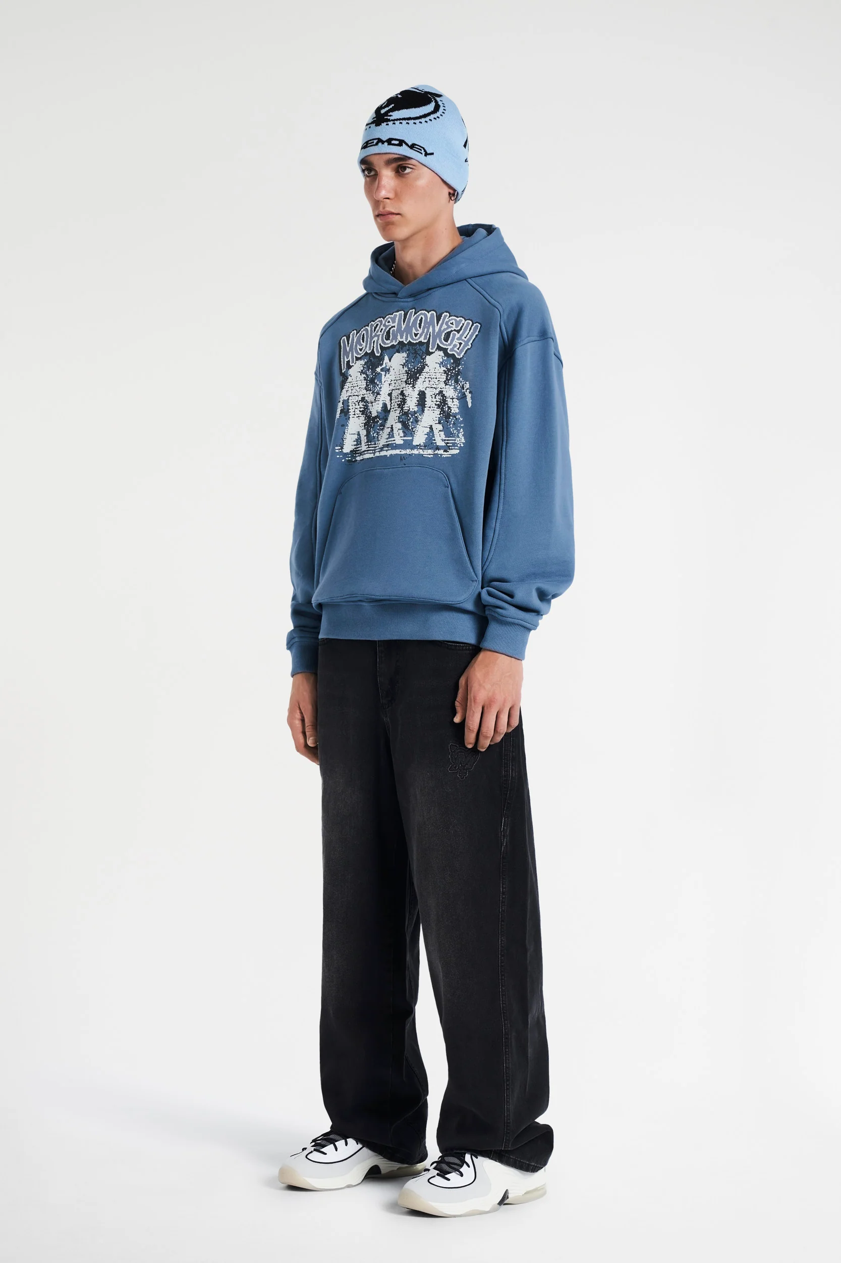 PAPERDOLL HOODIE NIGHTSHADE BLUE - Image 3