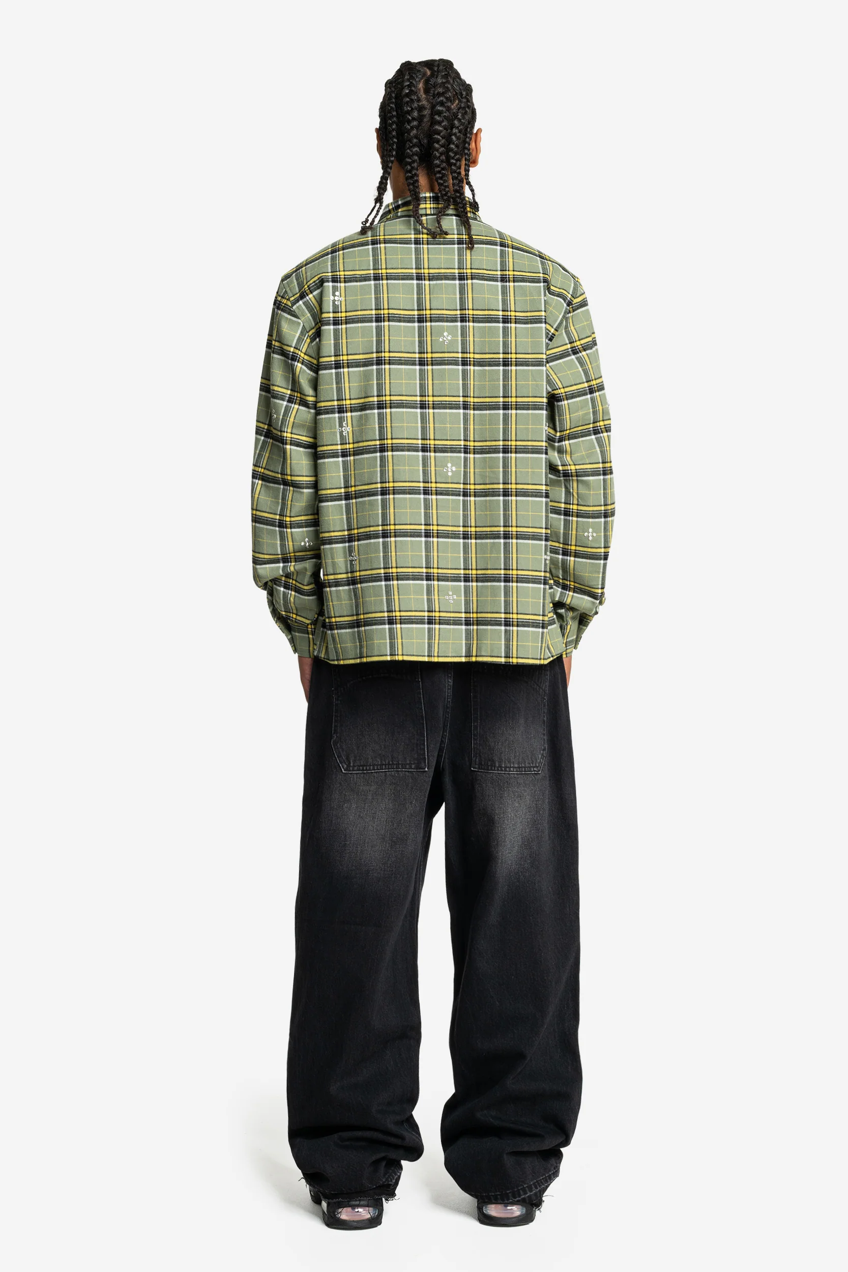 PLUS RHINESTONE FLANNEL GREEN - Image 5