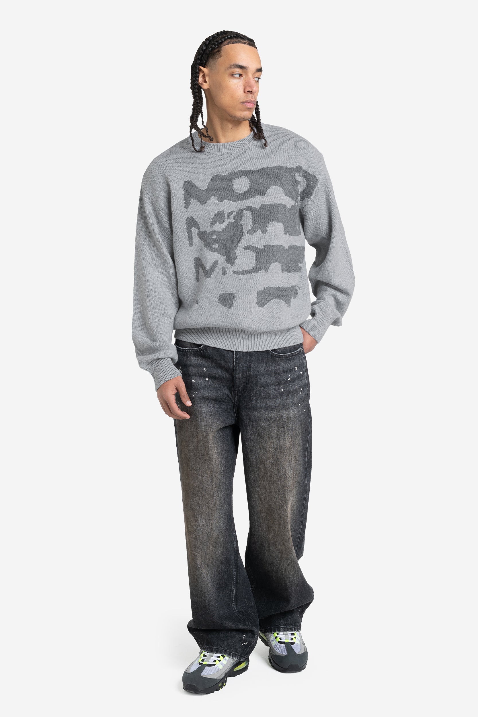 RADIANT CASH KNIT DARK GREY MELANGE - Image 5