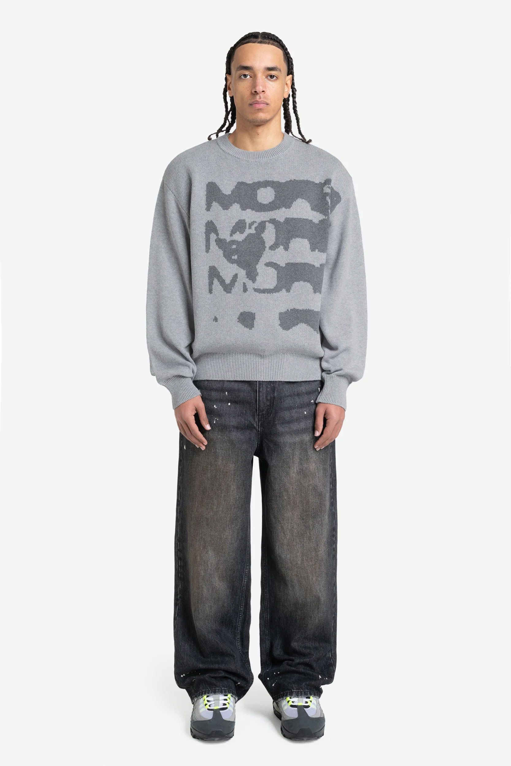 RADIANT CASH KNIT DARK GREY MELANGE - Image 6