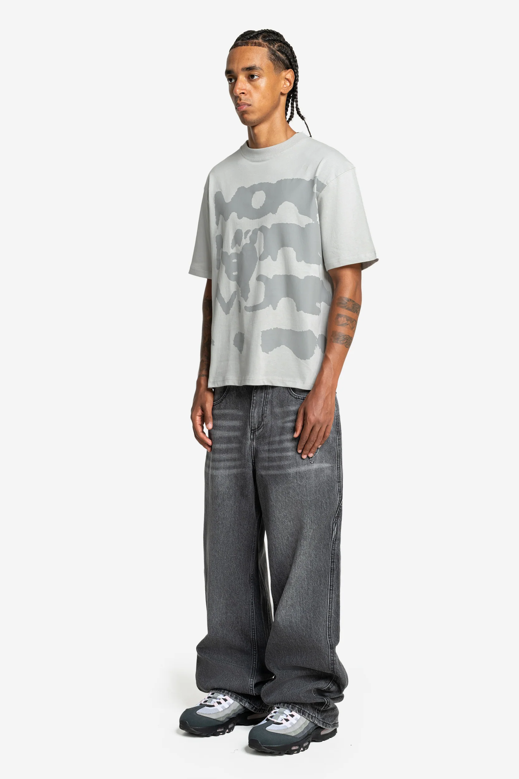 RADIANT CASH TEE LIGHT GREY - Image 3