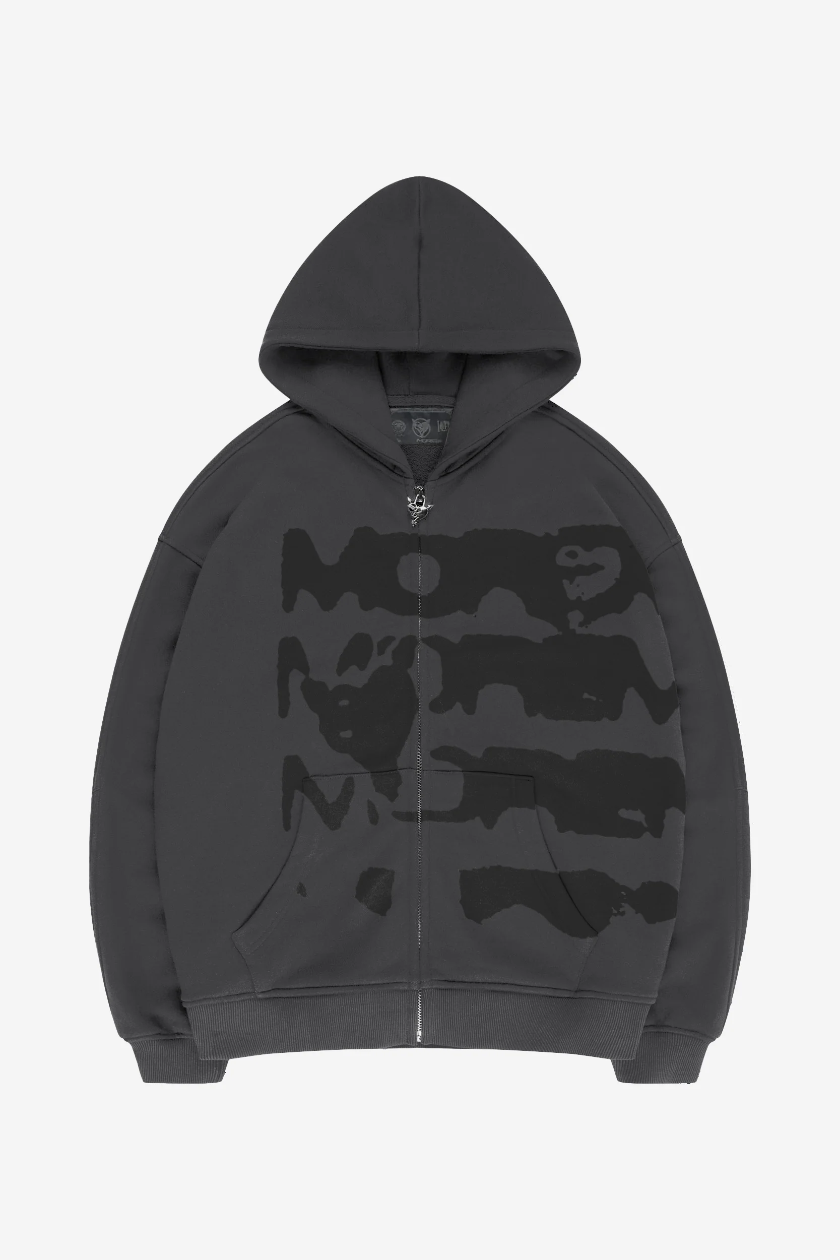 RADIANT CASH ZIP DARK GREY
