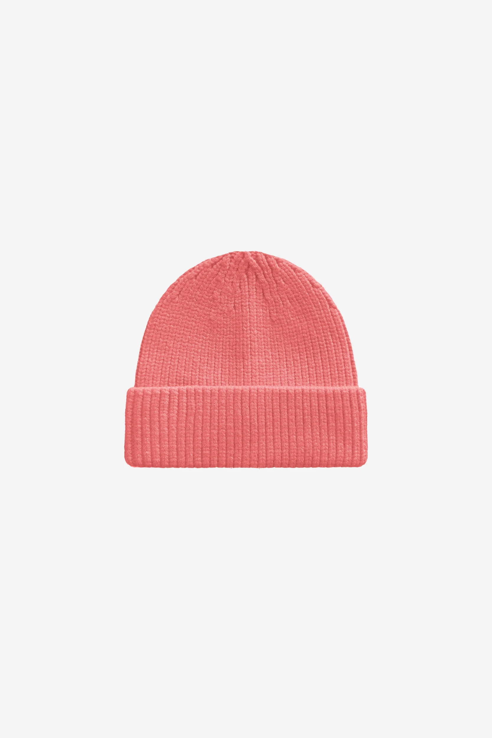 RIB KNIT BEANIE ORANGE - Image 3
