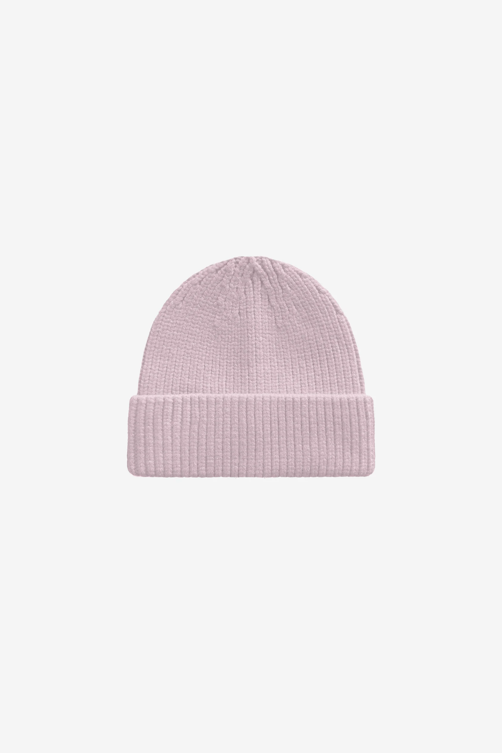 RIB KNIT BEANIE PINK - Image 3