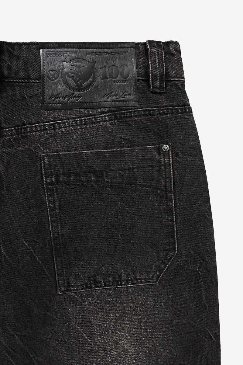 RIPPED DISTINCTIVE JORTS DARK GREY - Image 8