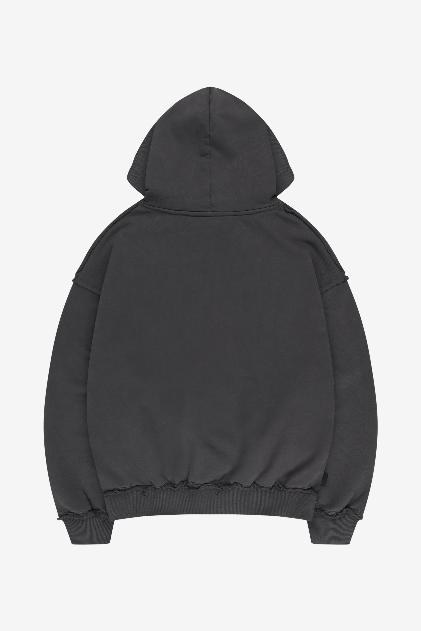 ROUGH HOODIE DARK GREY - Image 8