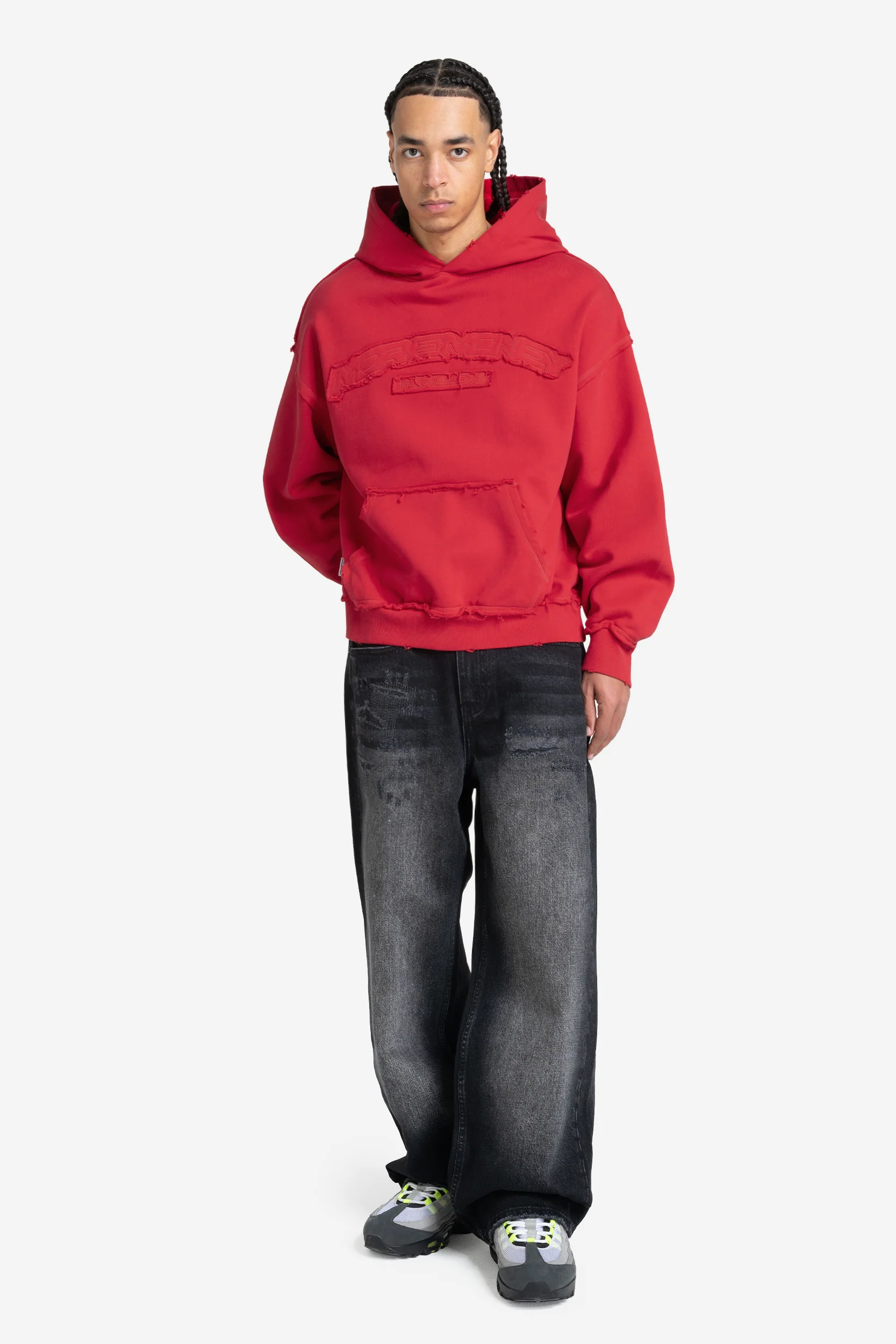 ROUGH HOODIE RED - Image 3