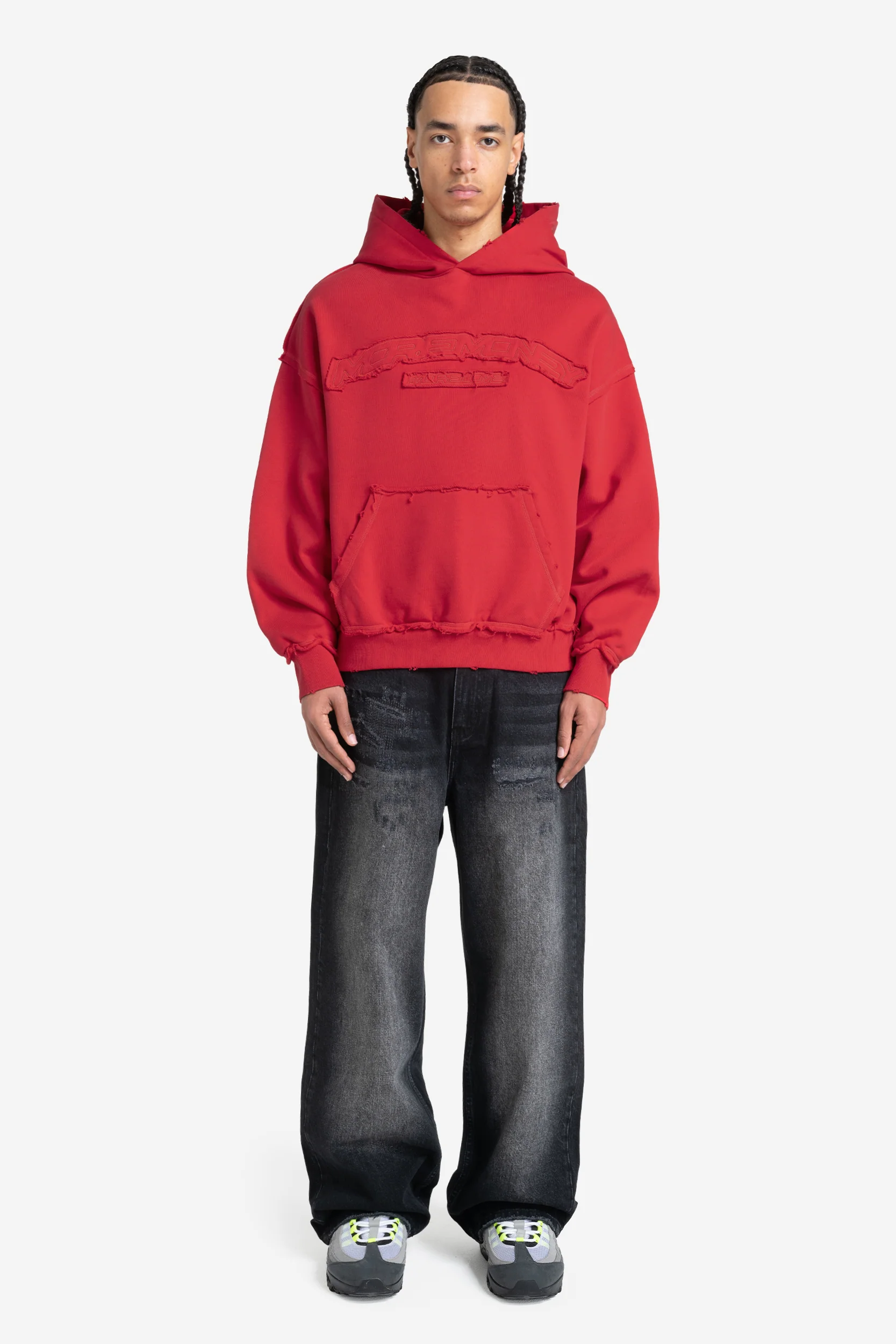 ROUGH HOODIE RED - Image 4