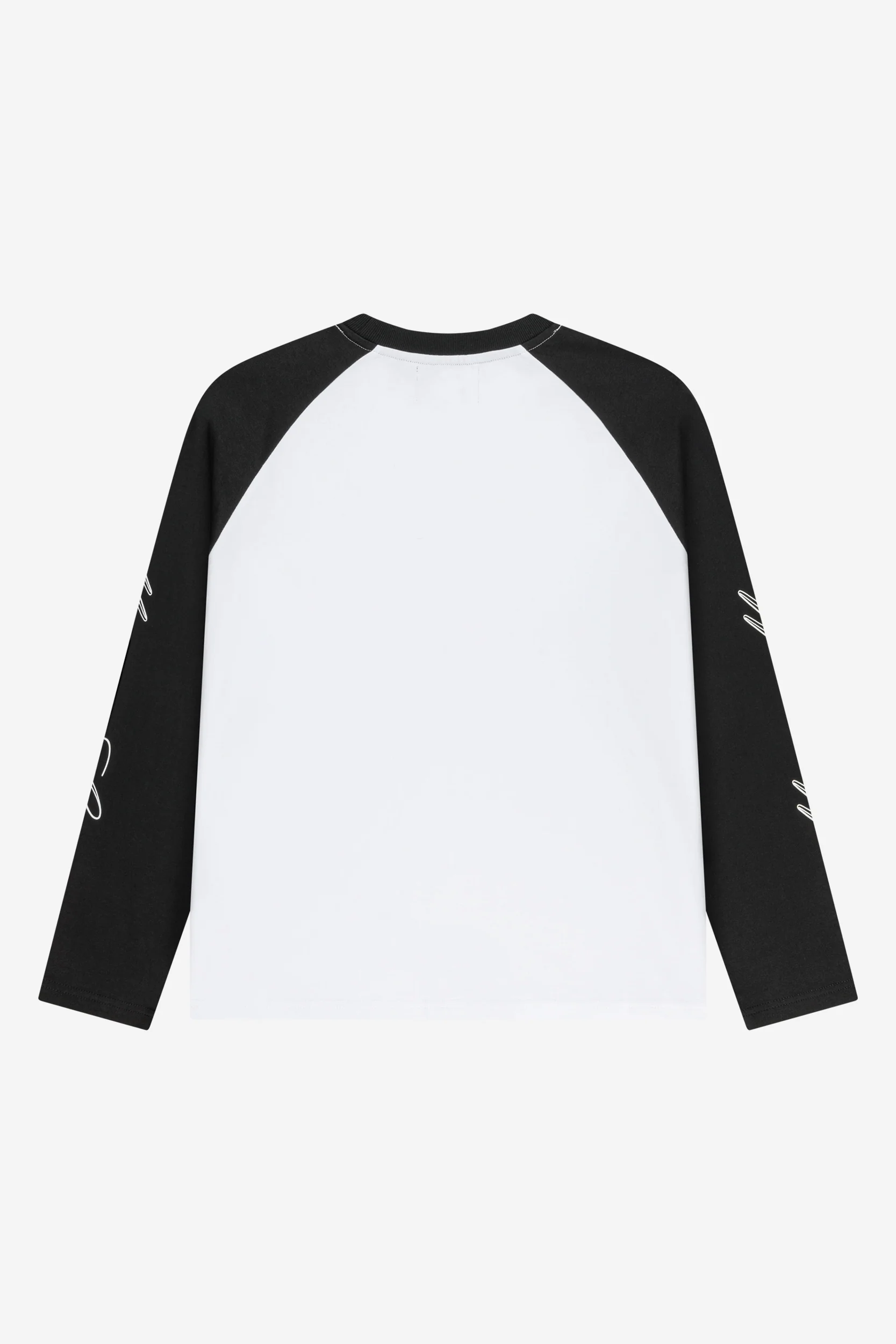 SCRIPT RAGLAN LONGSLEEVE BLACK - Image 5