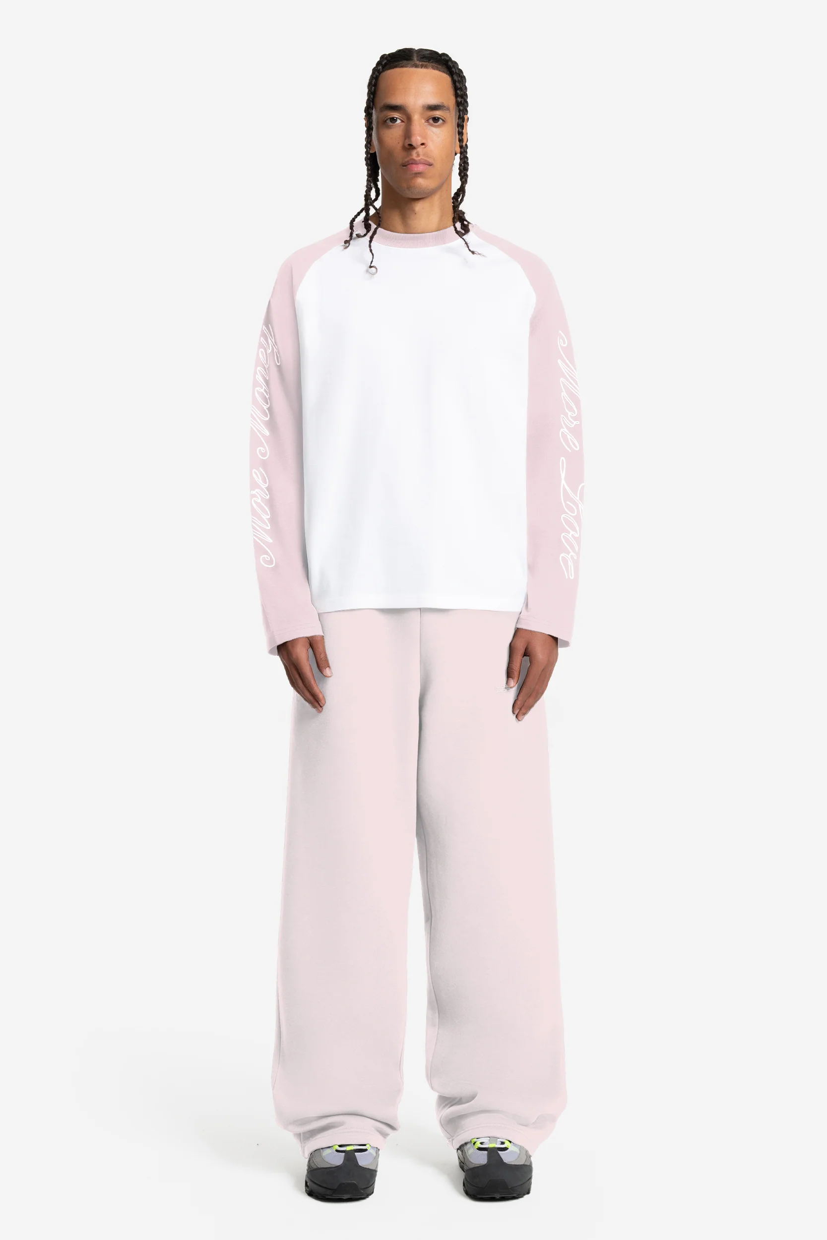 SCRIPT RAGLAN LONGSLEEVE PINK - Image 3