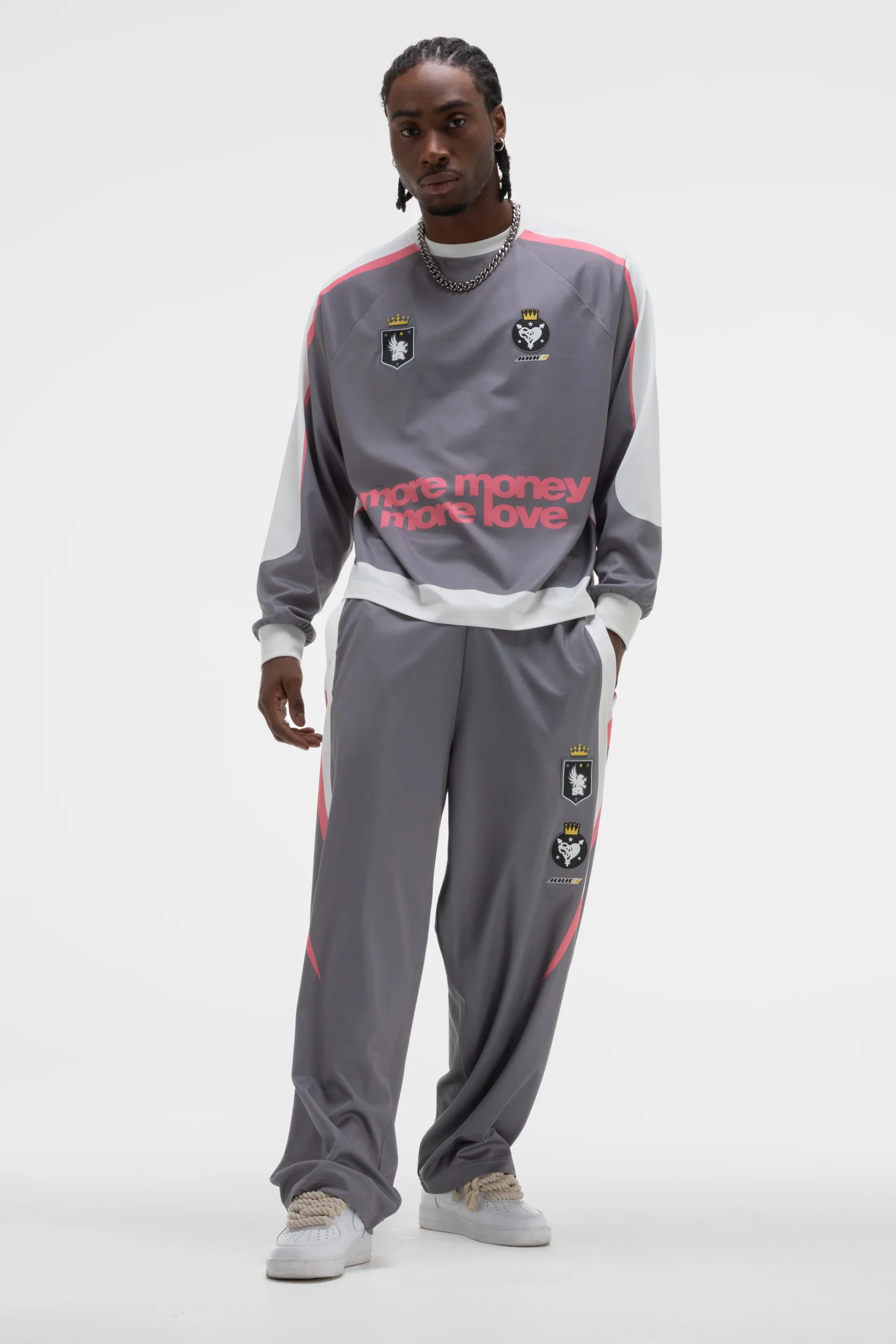 JERSEY TRACKPANTS DARK GREY - Image 6