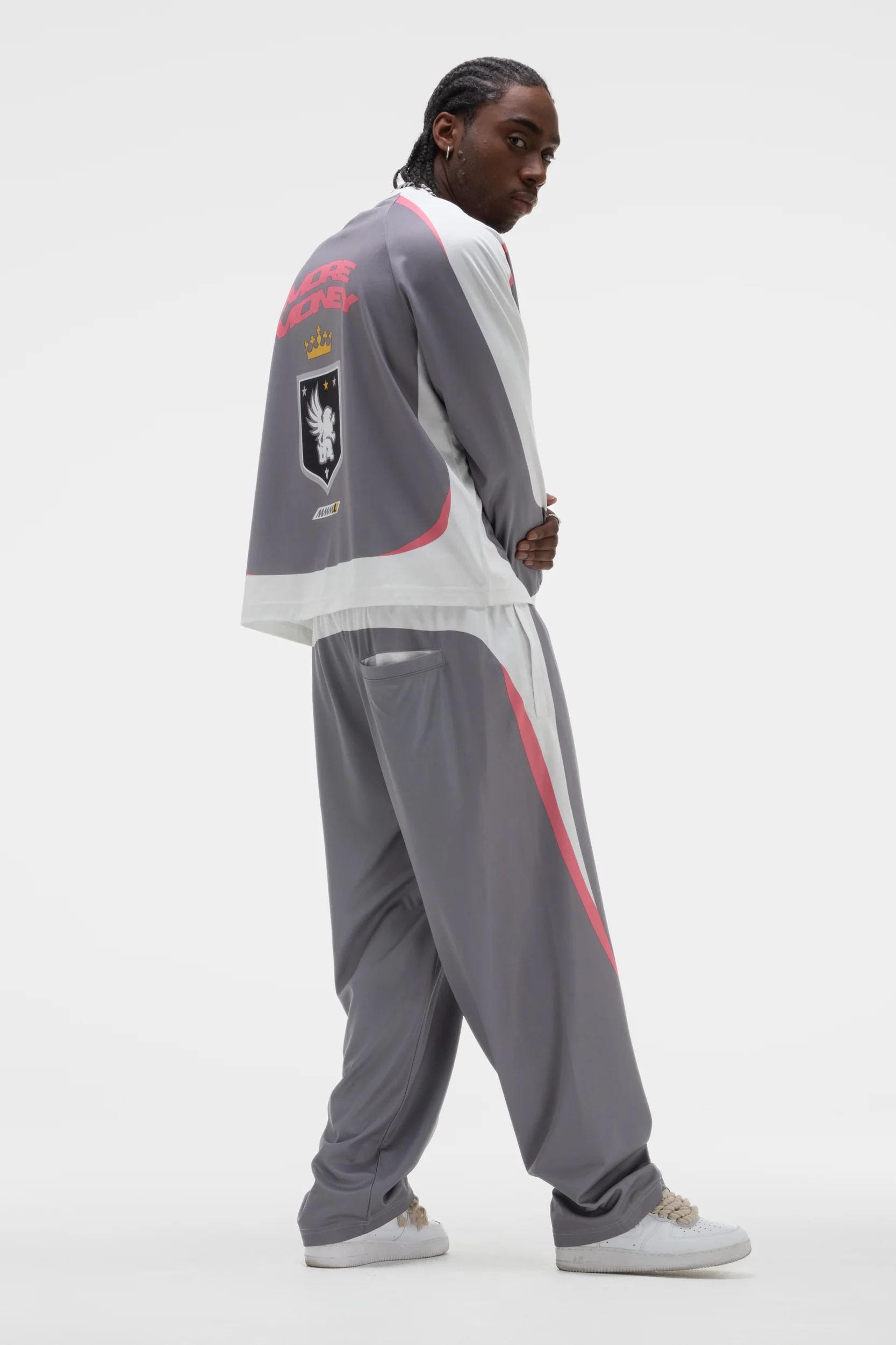 JERSEY TRACKPANTS DARK GREY - Image 7